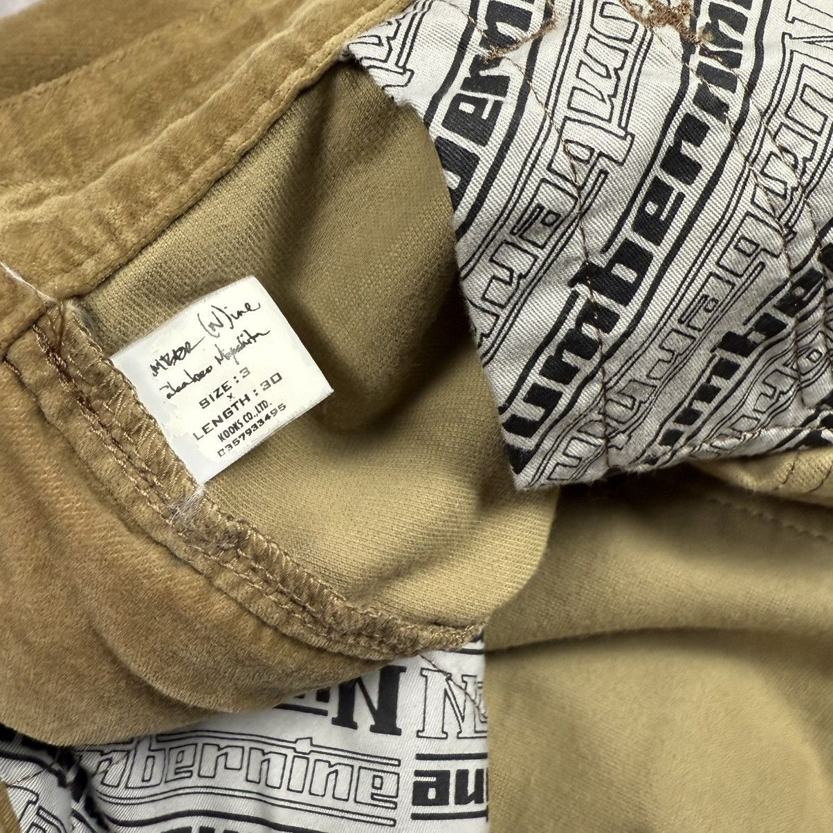 Japanese Brand × Number (N)ine Archive Number Nine Velvet Pants Size US 30 / EU 46 - 7 Thumbnail