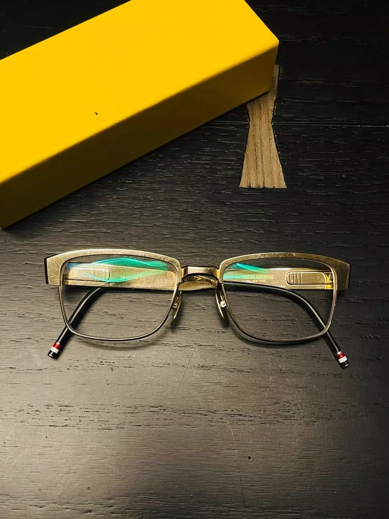 Thom Browne Thom Browne Gold frame flat mirror Size ONE SIZE - 1 Thumbnail