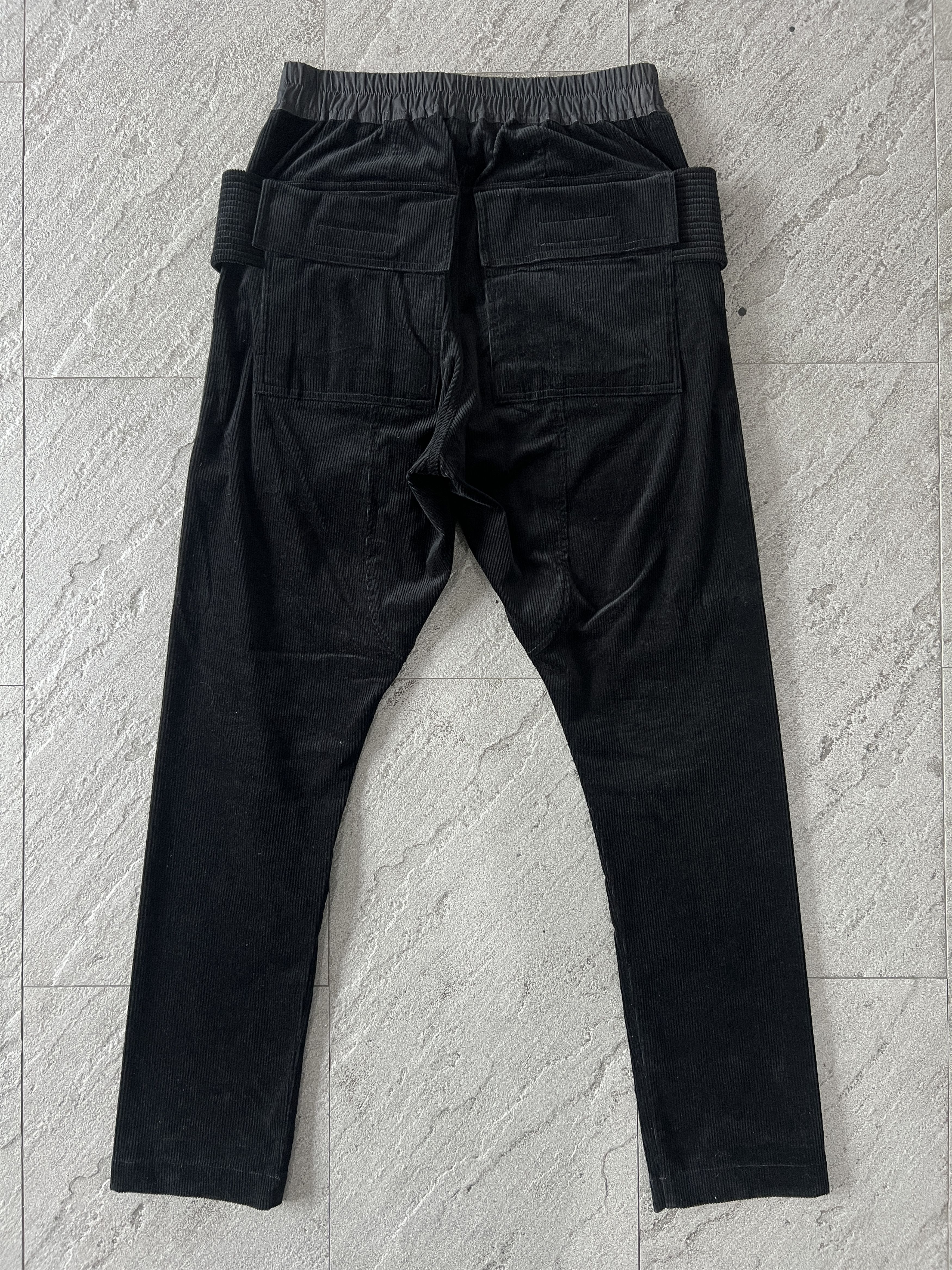 Rick Owens Drkshdw Rare* Rick Owens DRKSHDW Creatch Corduroy Cargo Pant 30-34'' Size US 30 / EU 46 - 2 Thumbnail