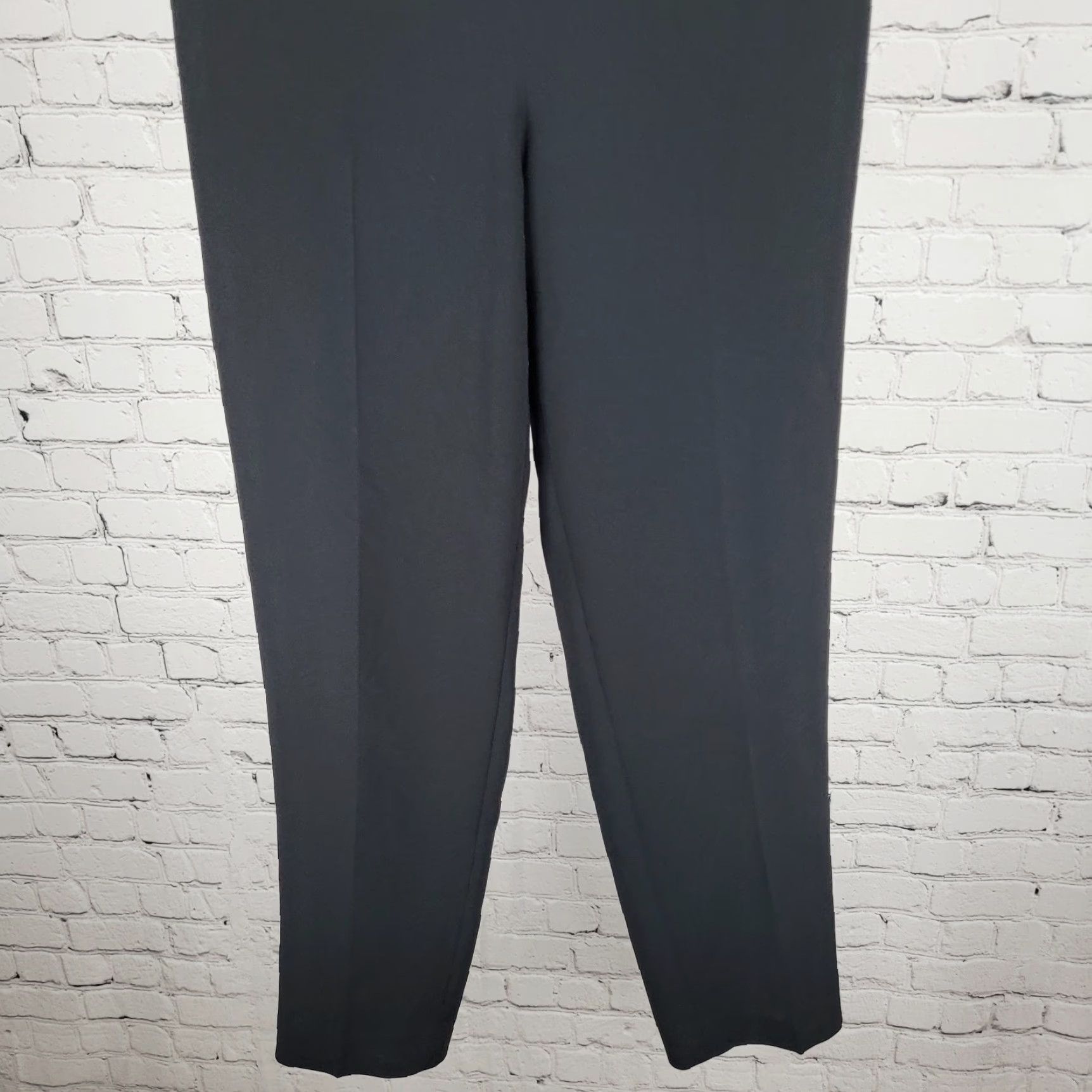 Talbots Talbots Black Easy Travel Slim Ankle Pants High Rise Tapered Stretch 2 (28x28) Size 26" / US 2 / IT 38 - 6 Thumbnail