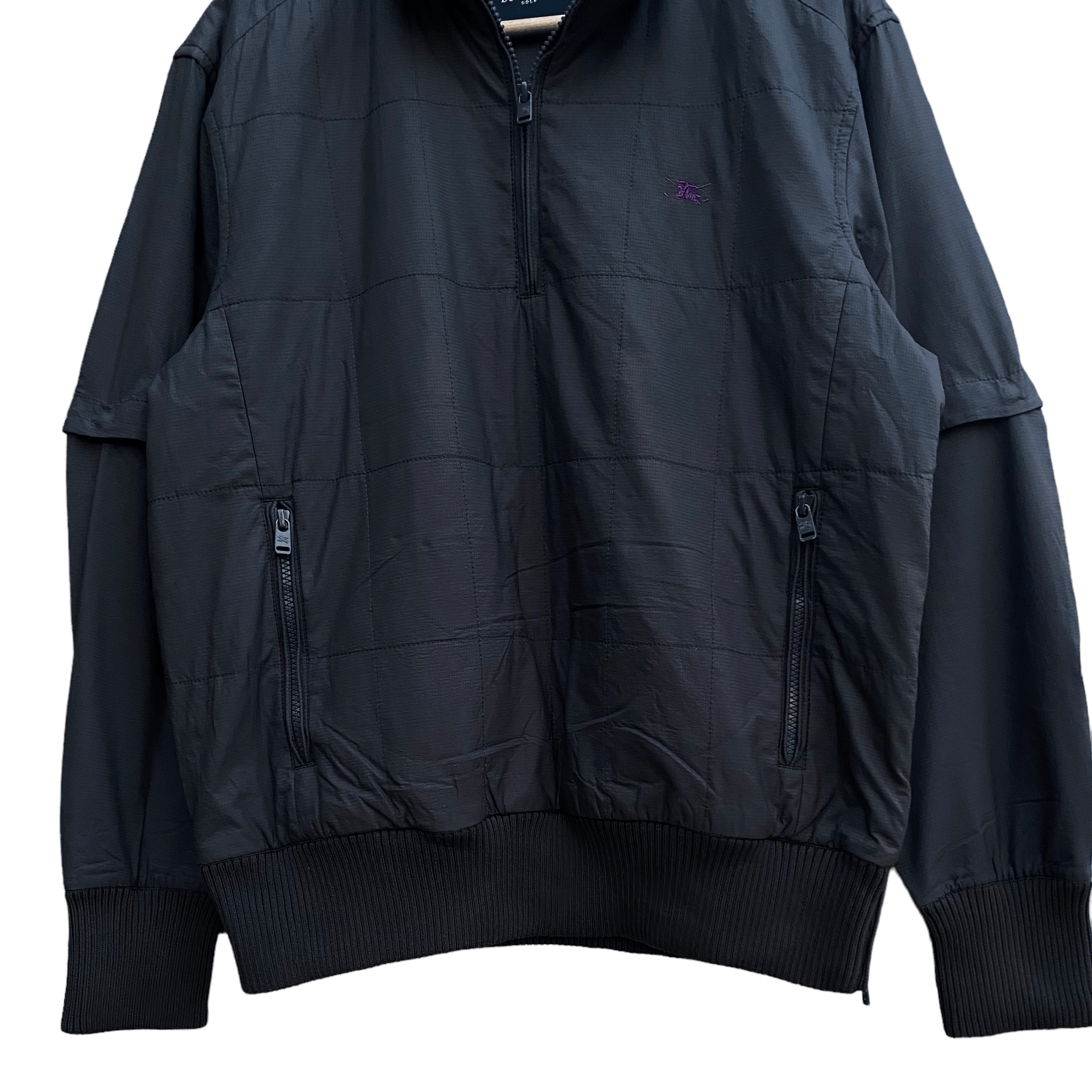 Burberry Burberry Jumper Half Zip Small Logo Purple Size US L / EU 52-54 / 3 - 4 Thumbnail