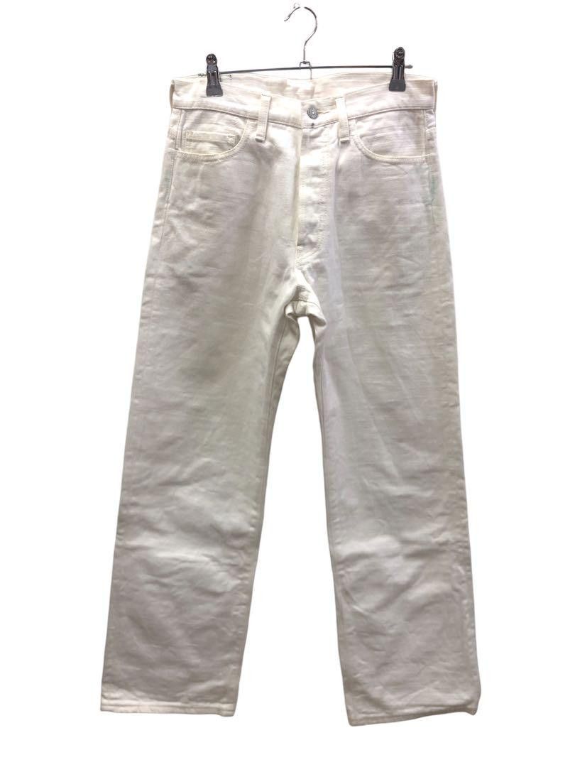 Yohji Yamamoto Yohji Yamamoto pants white denim Size US 29 - 2 Thumbnail