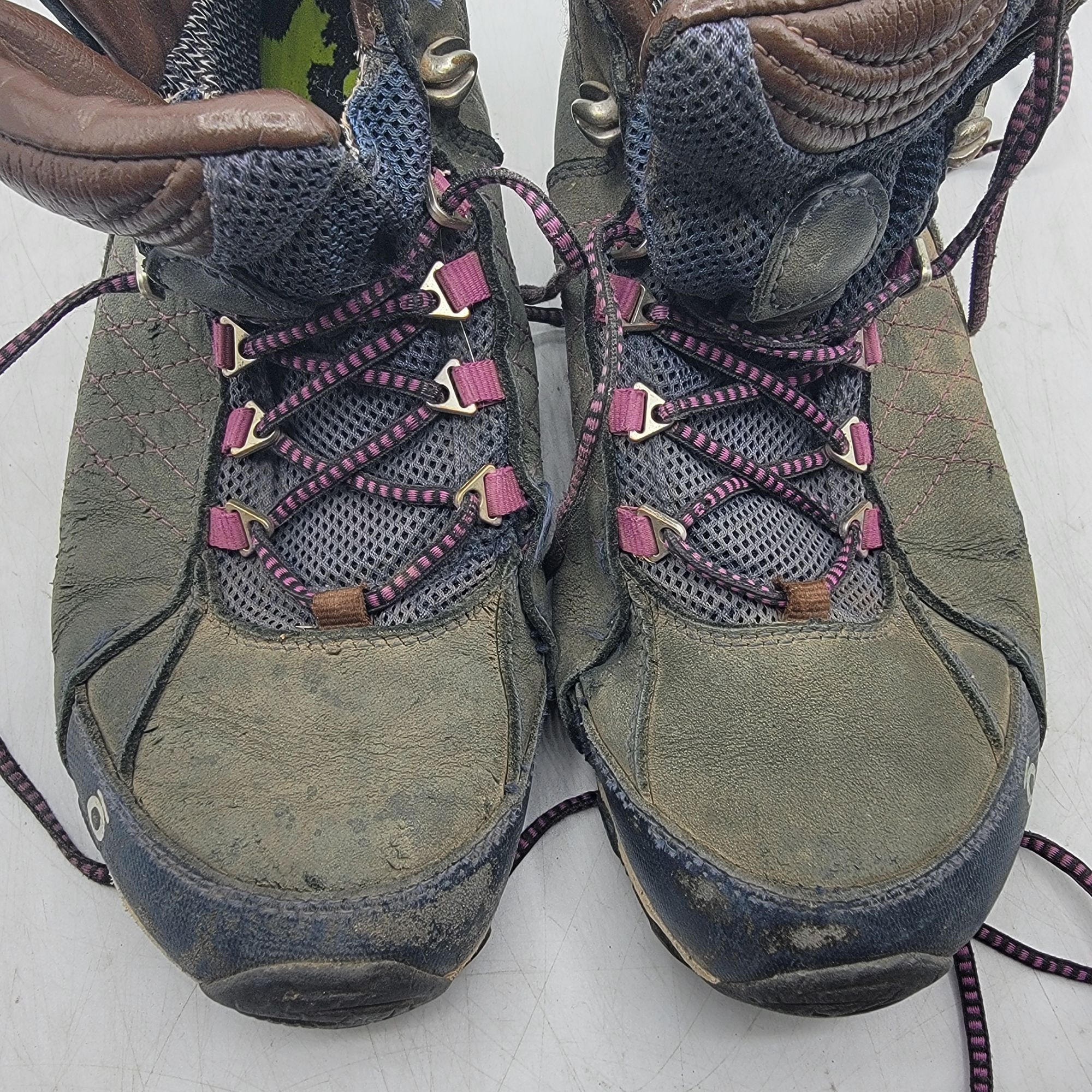 Oboz Oboz Sapphire Mid BDry Womens 9 Gray Hiking Boots Camping Ou Size US 9 / IT 39 - 11 Thumbnail
