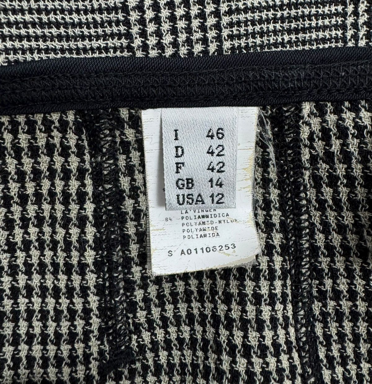 Jean Paul Gaultier Jean Paul Gaultier Wool Glencheck Skirt Vintage UK14 IT46 Size 34" / US 12 / IT 48 - 19 Thumbnail
