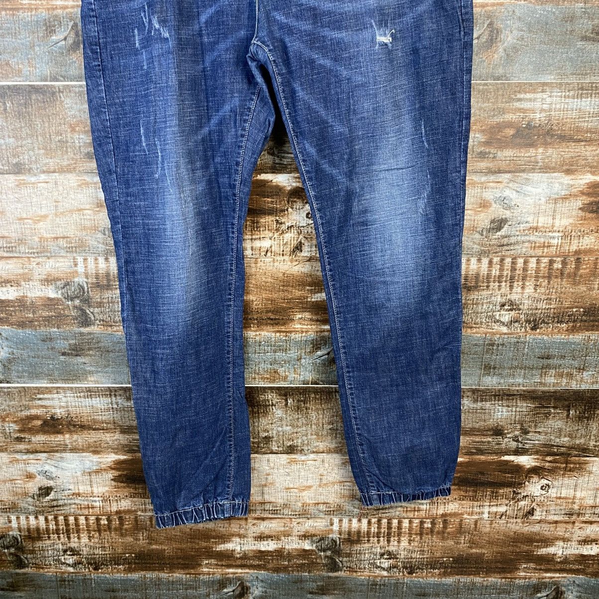 Japanese Brand DL Raw Blue Vintage faded Denim Pants #C1252 Size US 35 - 6 Thumbnail