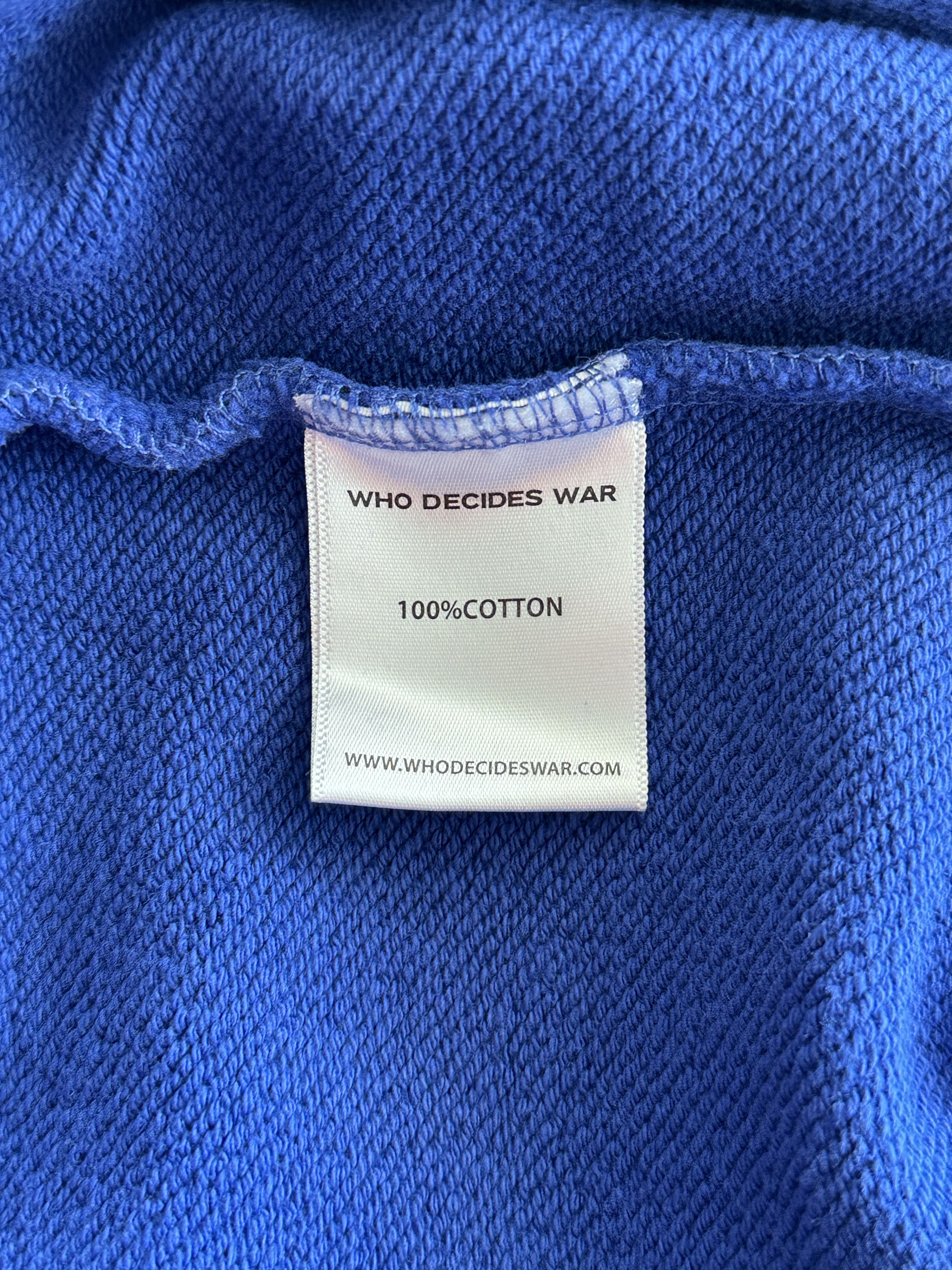 Who Decides War Who Decides War Blue & Black Embroidered Cathedral Sweater Size US L / EU 52-54 / 3 - 3 Thumbnail