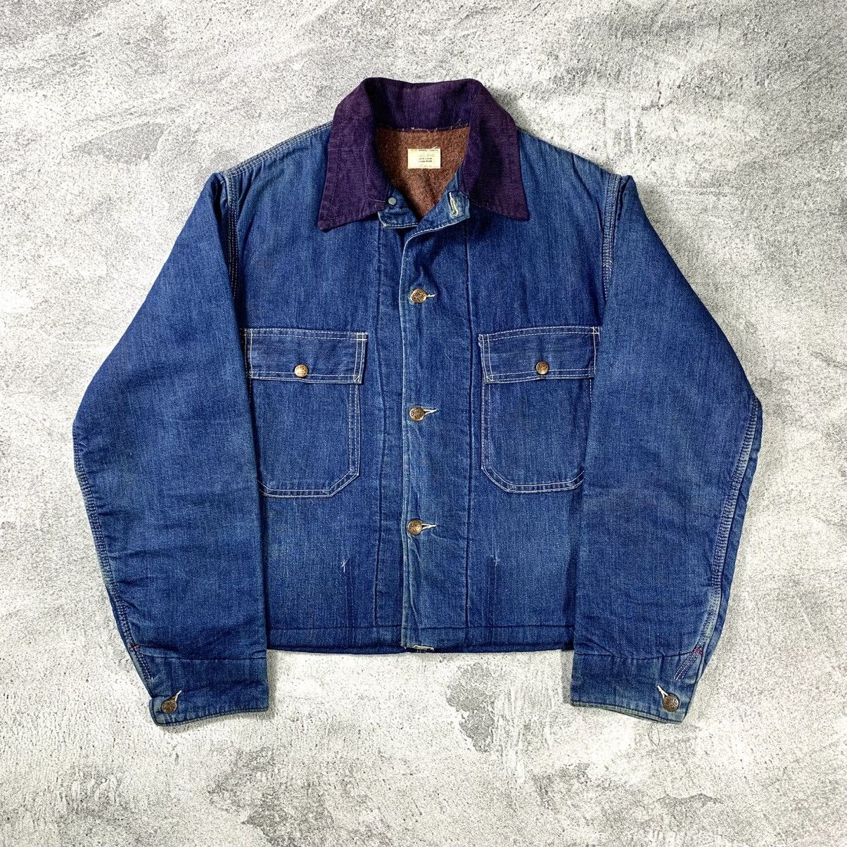 Big Mac × Sears × Vintage (SOLD OUT) vintage 70s Big Mac USA work denim jacket blanket Size US L / EU 52-54 / 3 - 1 Thumbnail