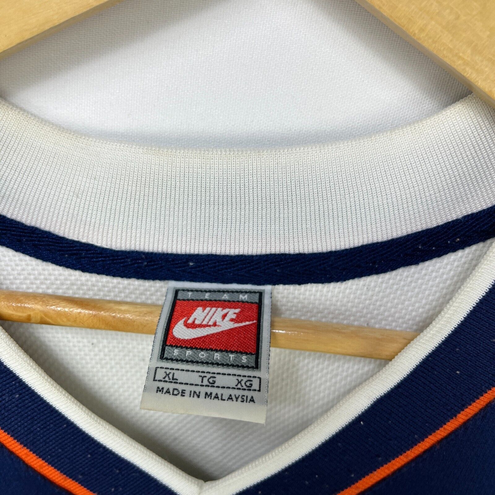 Nike × Vintage Vintage 90s Nike Syracuse Orangemen University Mesh XL Size US XL / EU 56 / 4 - 4 Thumbnail