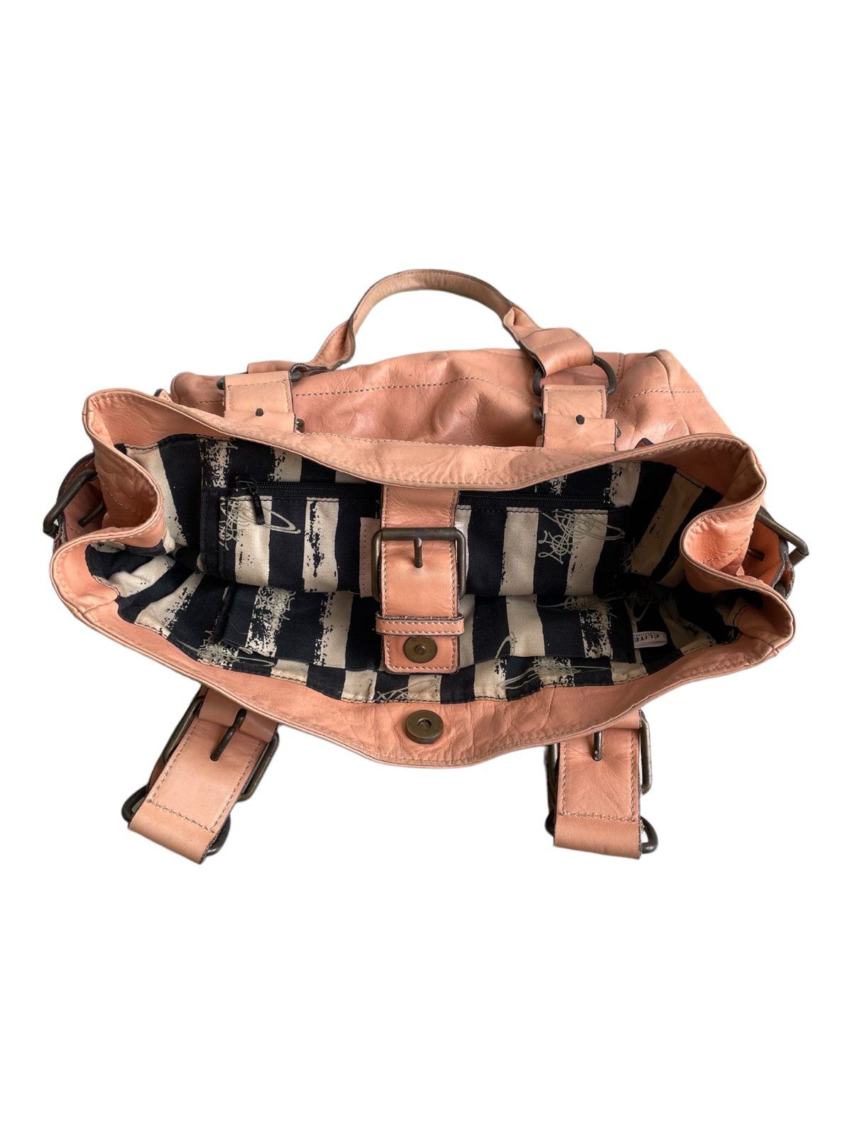 Genuine Leather × Seditionaries × Vivienne Westwood OG Vivienne Westwood Orb Logo Embossed Leather Shoulder Bag Size ONE SIZE - 6 Thumbnail
