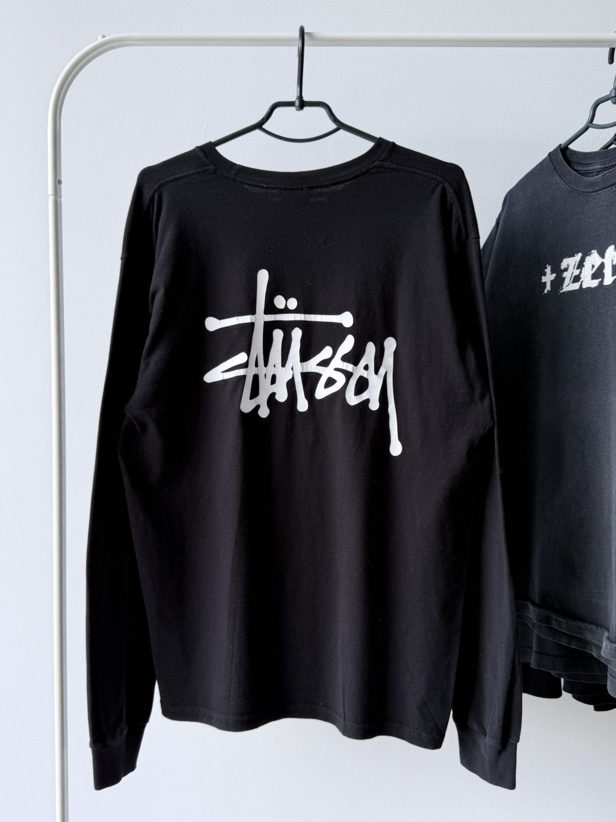 Stussy Stussy Basic stock Raglan thermal FW24 washed black Medium