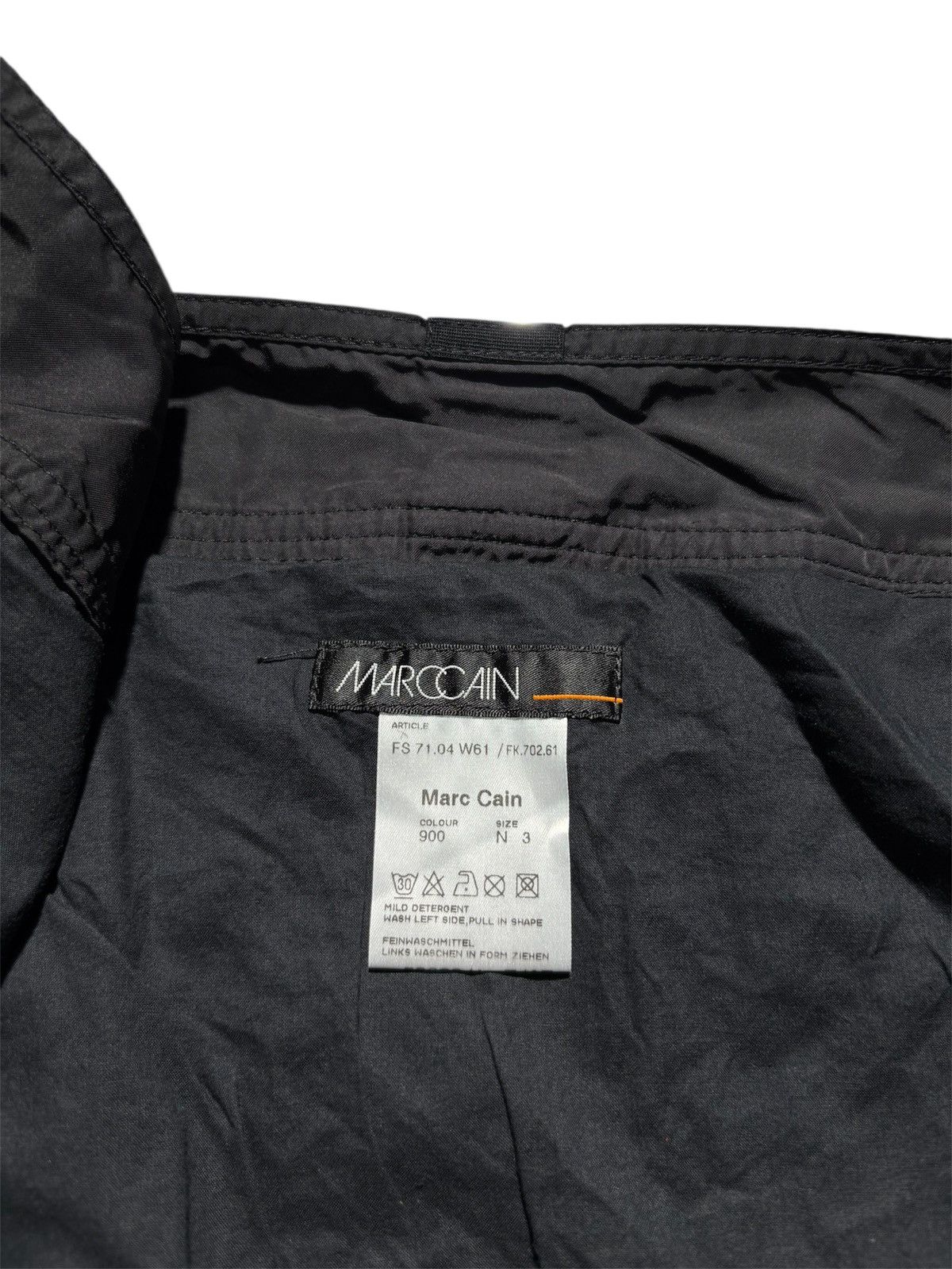 Japanese Brand Marc Cain Avant Garde Nylon Skirt Asymmetrical Zip Front Size 32" / US 10 / IT 46 - 6 Thumbnail