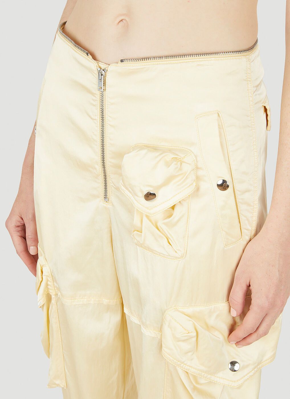 Acne Studios o1y0725 Cargo Pant in Pastel Yellow Size 28" / US 6 / IT 42 - 2 Thumbnail