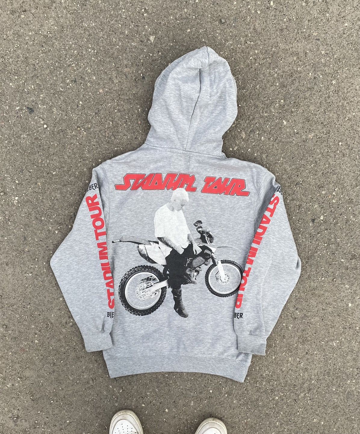 Sweat à Capuche SKYLRK Limited Edition Justin Bieber Drop 2025 - Taille M, Rouge, Streetwear