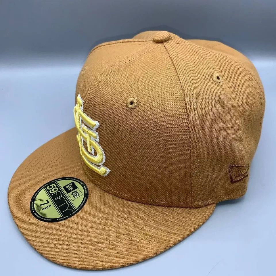 New Era St. Louis Cardinals Hat Men 7 5/8 59Fifty New Era MLB Fitted Size ONE SIZE - 3 Thumbnail