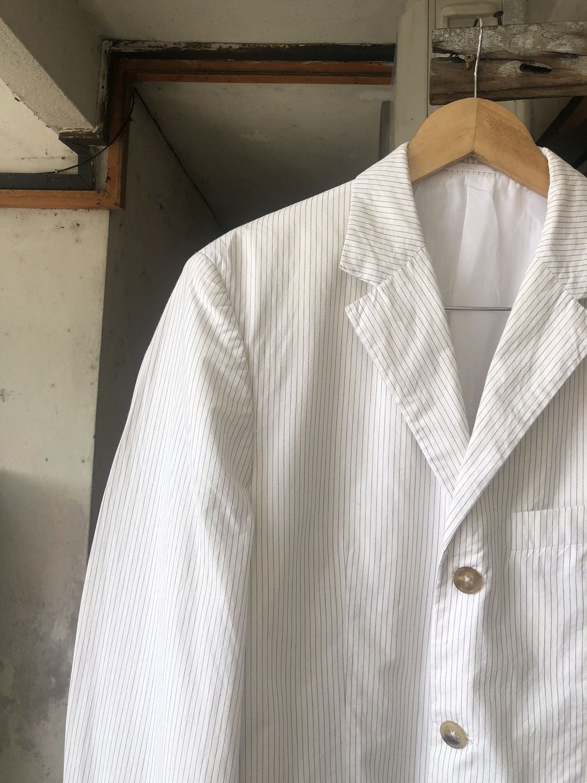 Jil Sander Jil Sander Marisa s Stripe Single Breasted Blazer Size US M / EU 48-50 / 2 - 7 Thumbnail