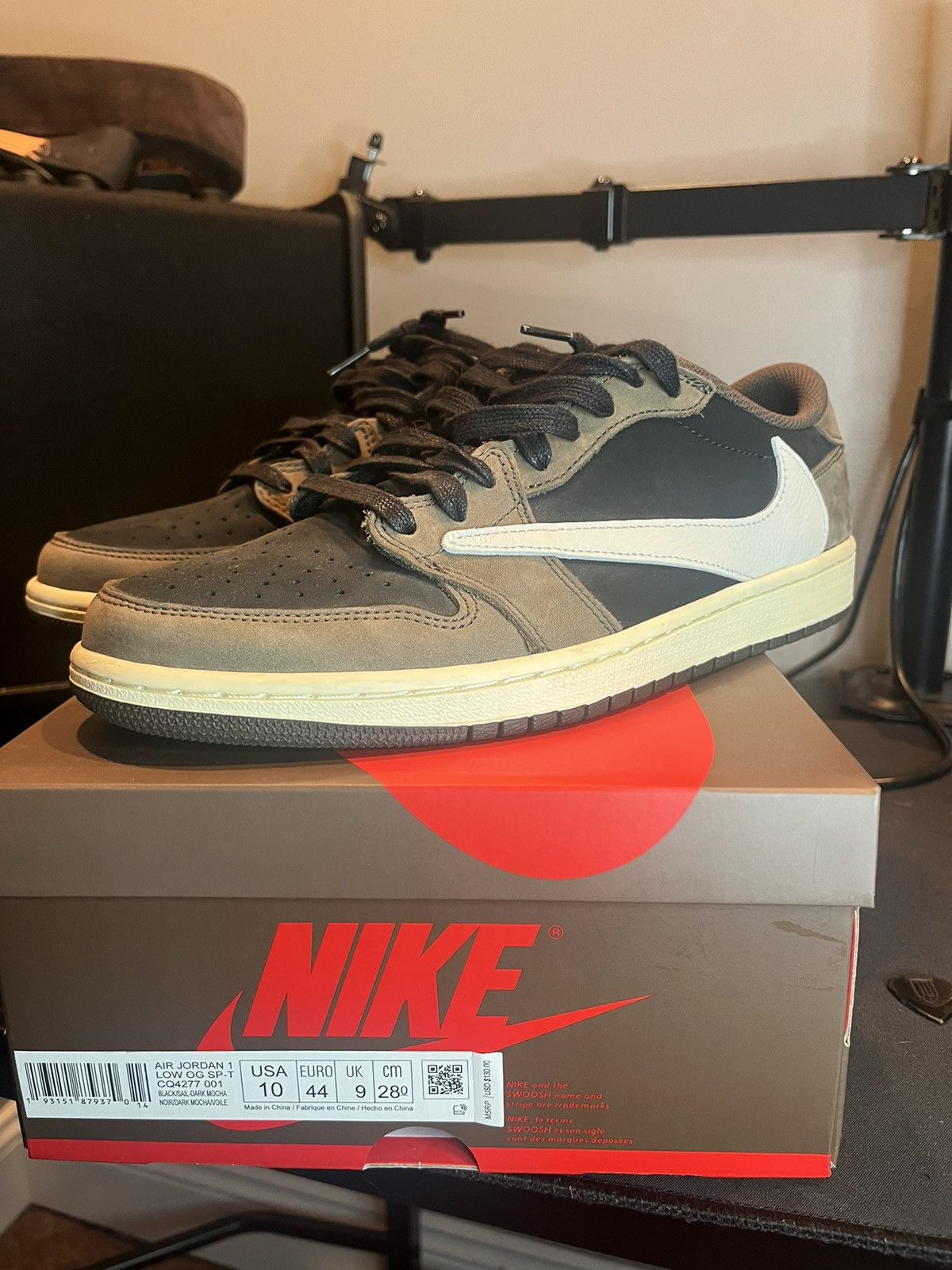 Nike Travis Scott Jordan 1 Low Mocha Travis Scott lows Grailed