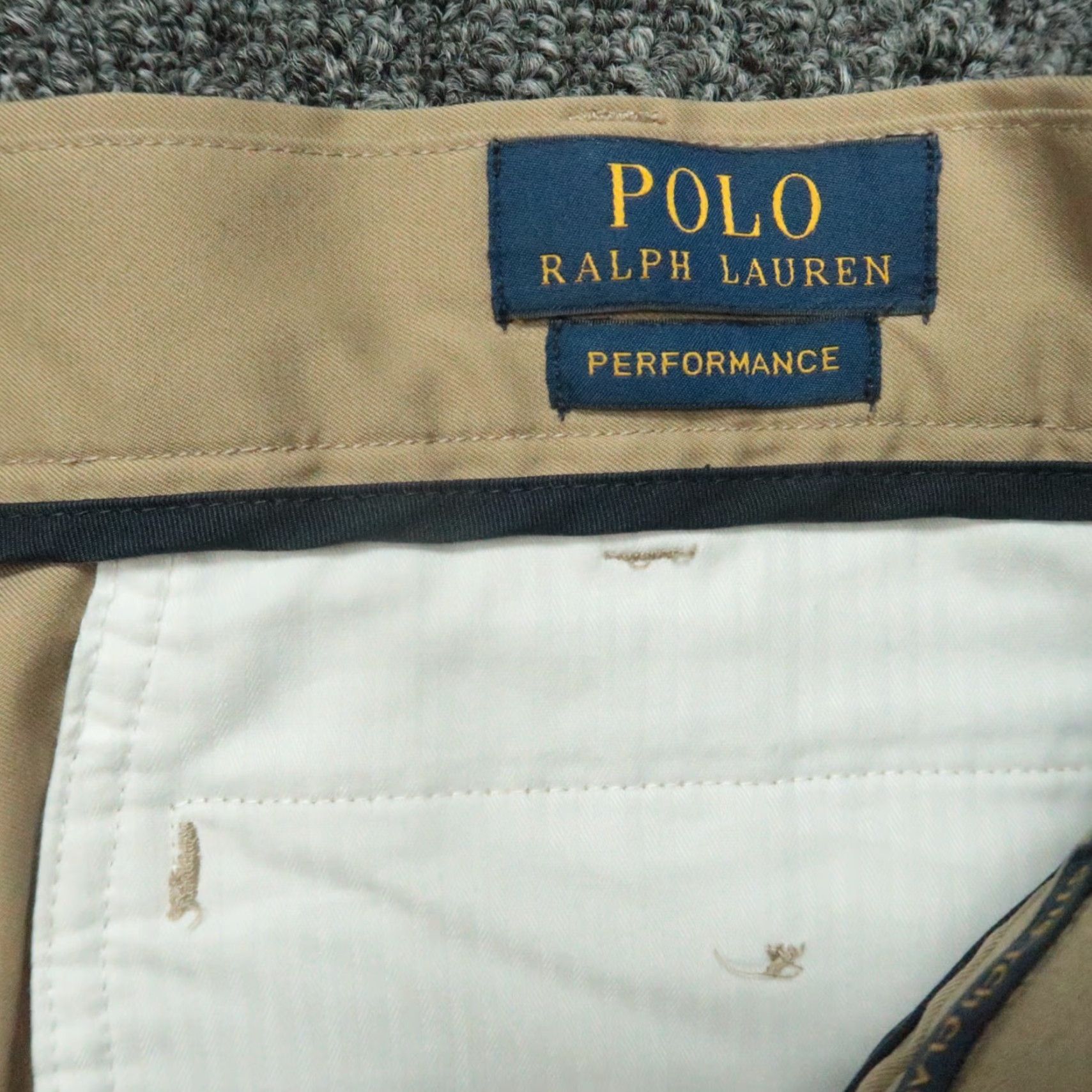 Polo Ralph Lauren Polo Ralph Lauren Pants Men 36x34 Khaki Stretch Classic Fit Performance Trouser Size US M / EU 48-50 / 2 - 3 Thumbnail