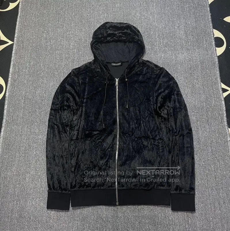 Versace Versace Black Cotton Men's Hooded Jacket . Size US XS / EU 42 / 0 - 1 Thumbnail