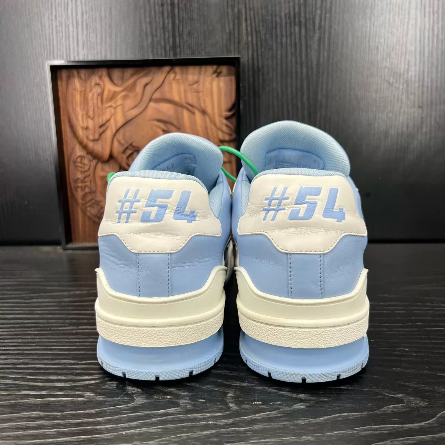 Louis Vuitton LV Trainer Sky Blue 7.5/41.5 Like New Original Box Size US 8.5 / EU 41-42 - 7 Thumbnail