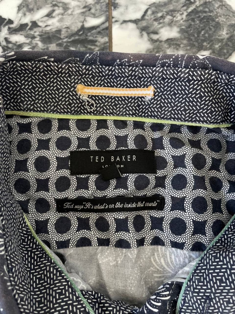 Ted Baker Ted Baker shirt with Blue floral print, Size 5 Size US L / EU 52-54 / 3 - 9 Thumbnail