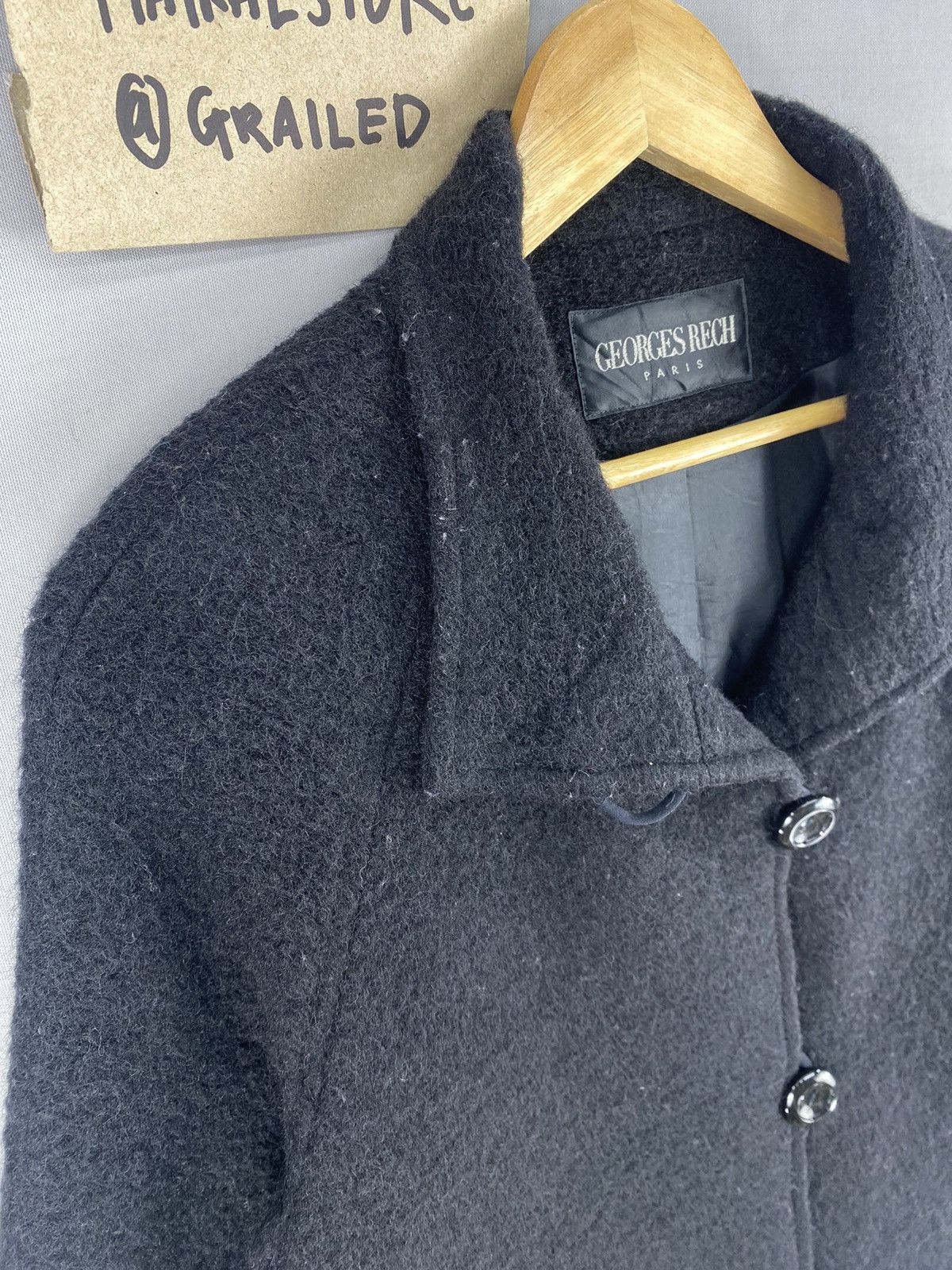 Japanese Brand Georges Rech Paris Button Up Wool Jacket Size S / US 4 / IT 40 - 2 Thumbnail