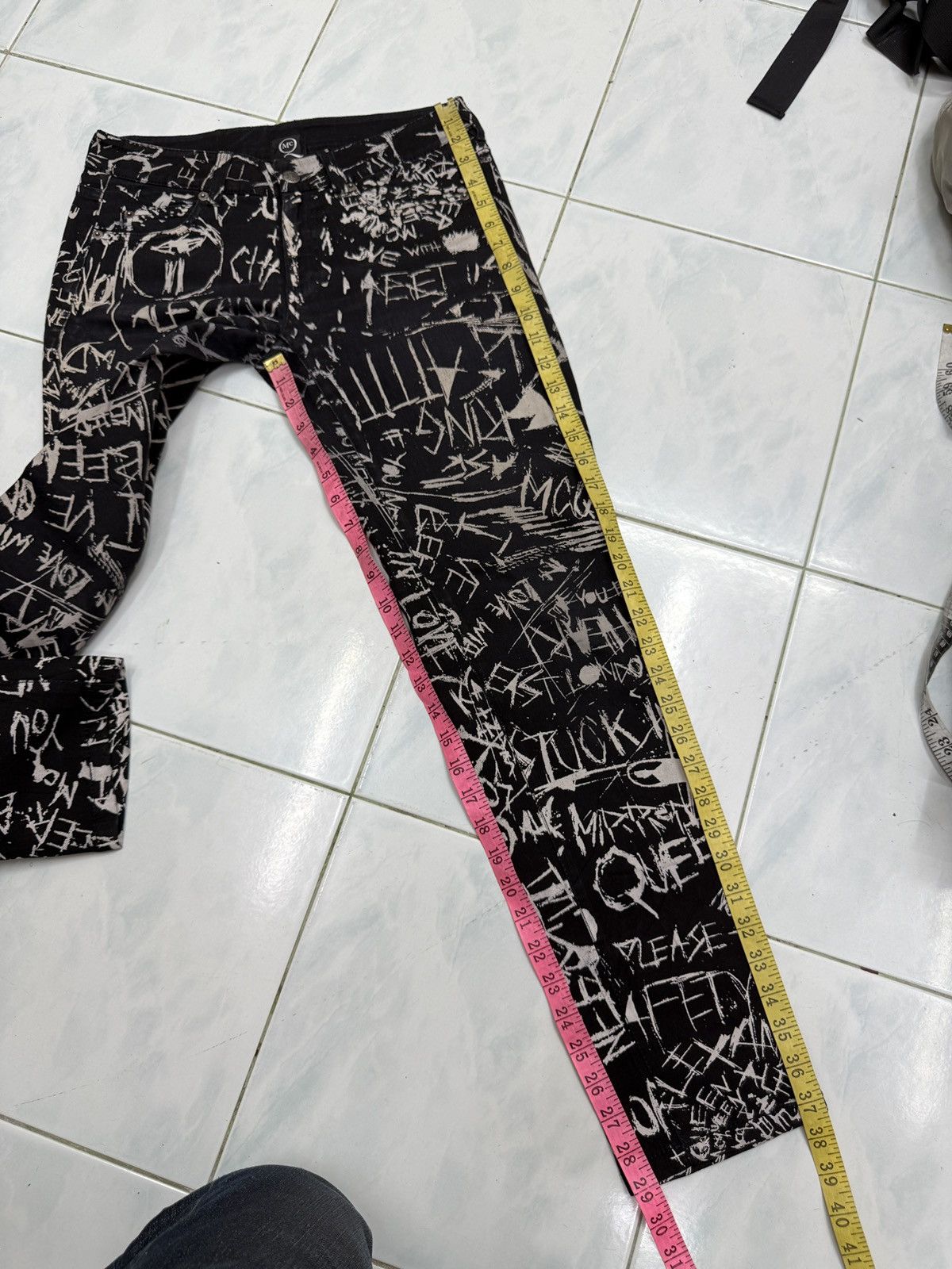 Alexander McQueen 🔥🔥🔥ARCHIVE ALEXANDER MCQUEEN PUNK PANTS Size US 29 - 20 Thumbnail