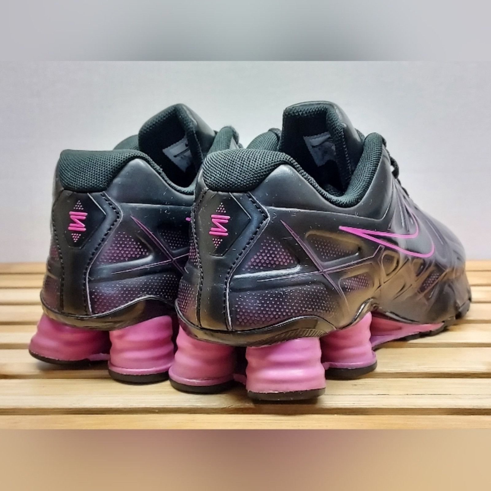 Nike Nike Womens Black Shox Turbo XII Athletic Shoes Size 9.5 Size US 9.5 / IT 39.5 - 3 Thumbnail