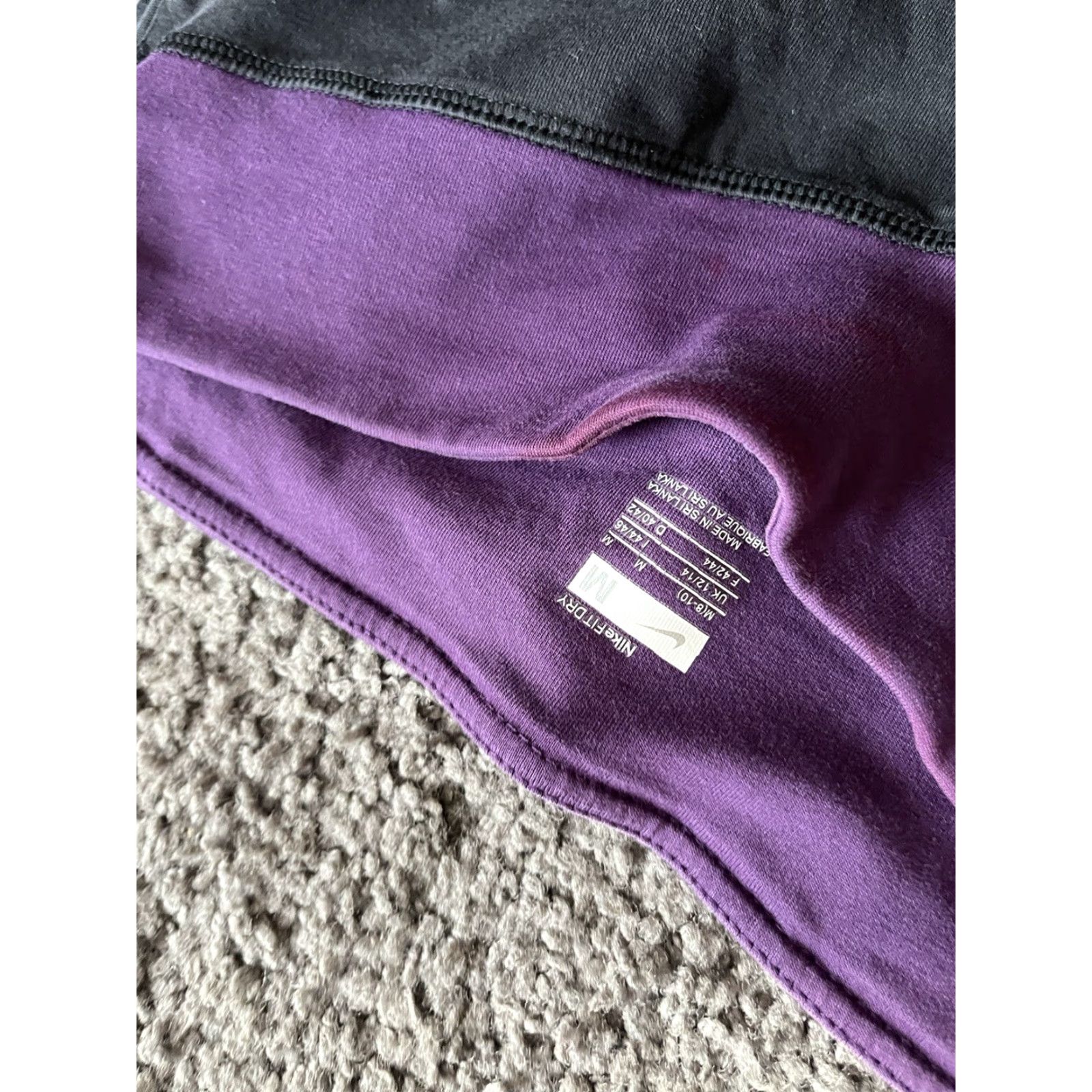 Nike Nike Women's Yoga Pants Activewear Ankle Medium 8-10 Black Size 32" / US 10 / IT 46 - 5 Thumbnail