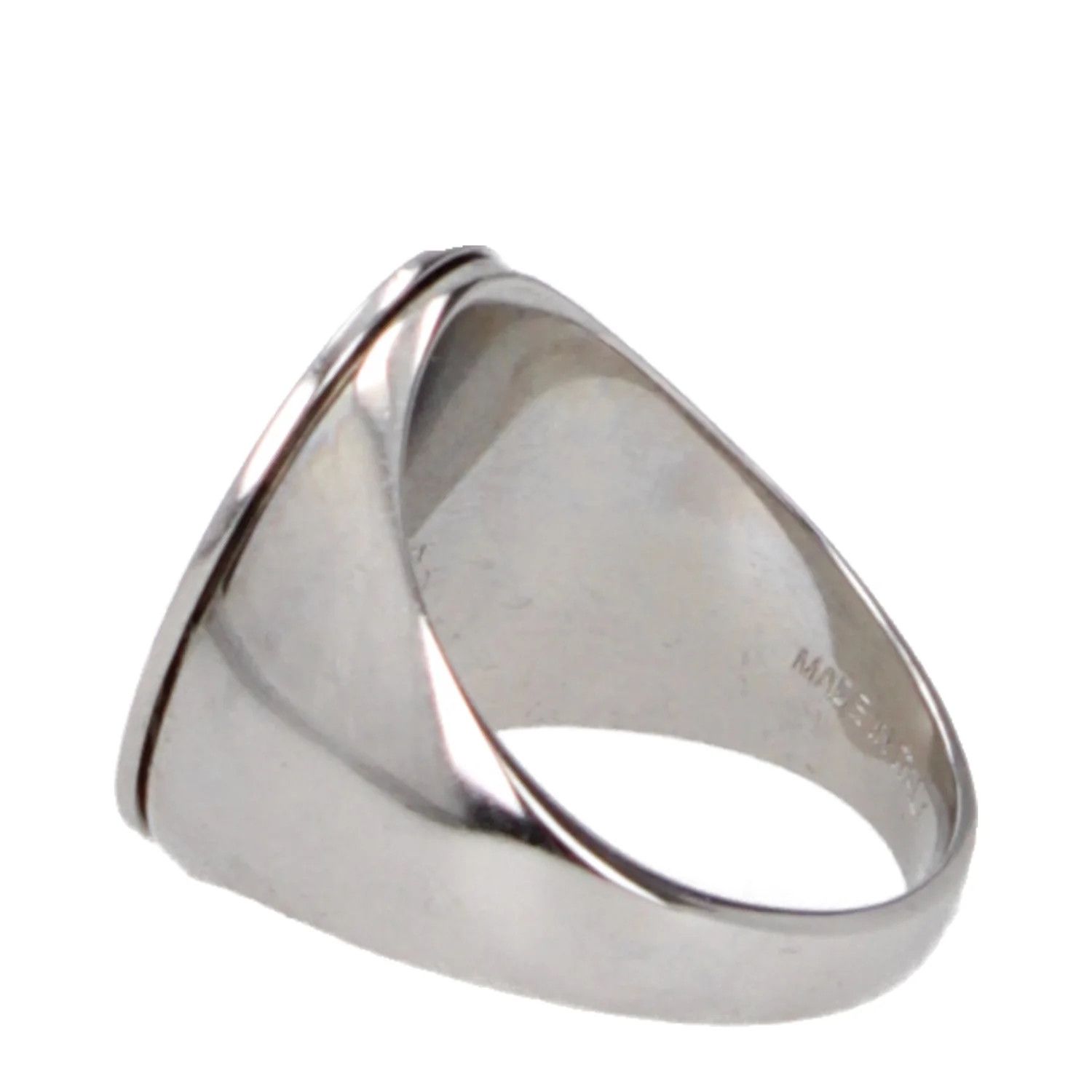 Alexander McQueen ob1o1e0225 Size: 17 / Brass Ring in Silver Size ONE SIZE - 2 Thumbnail