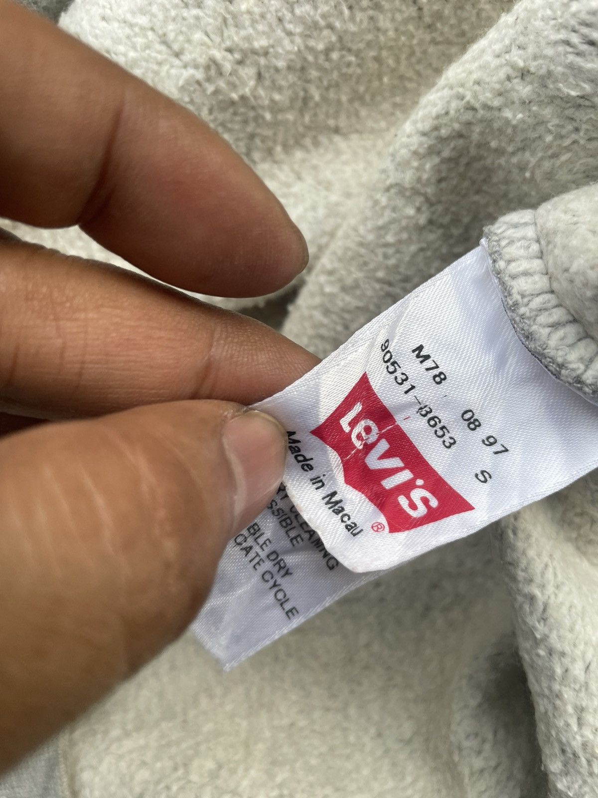 Levi's × Vintage Vintage 90’s Levis Strauss Hoodie Size US M / EU 48-50 / 2 - 7 Thumbnail