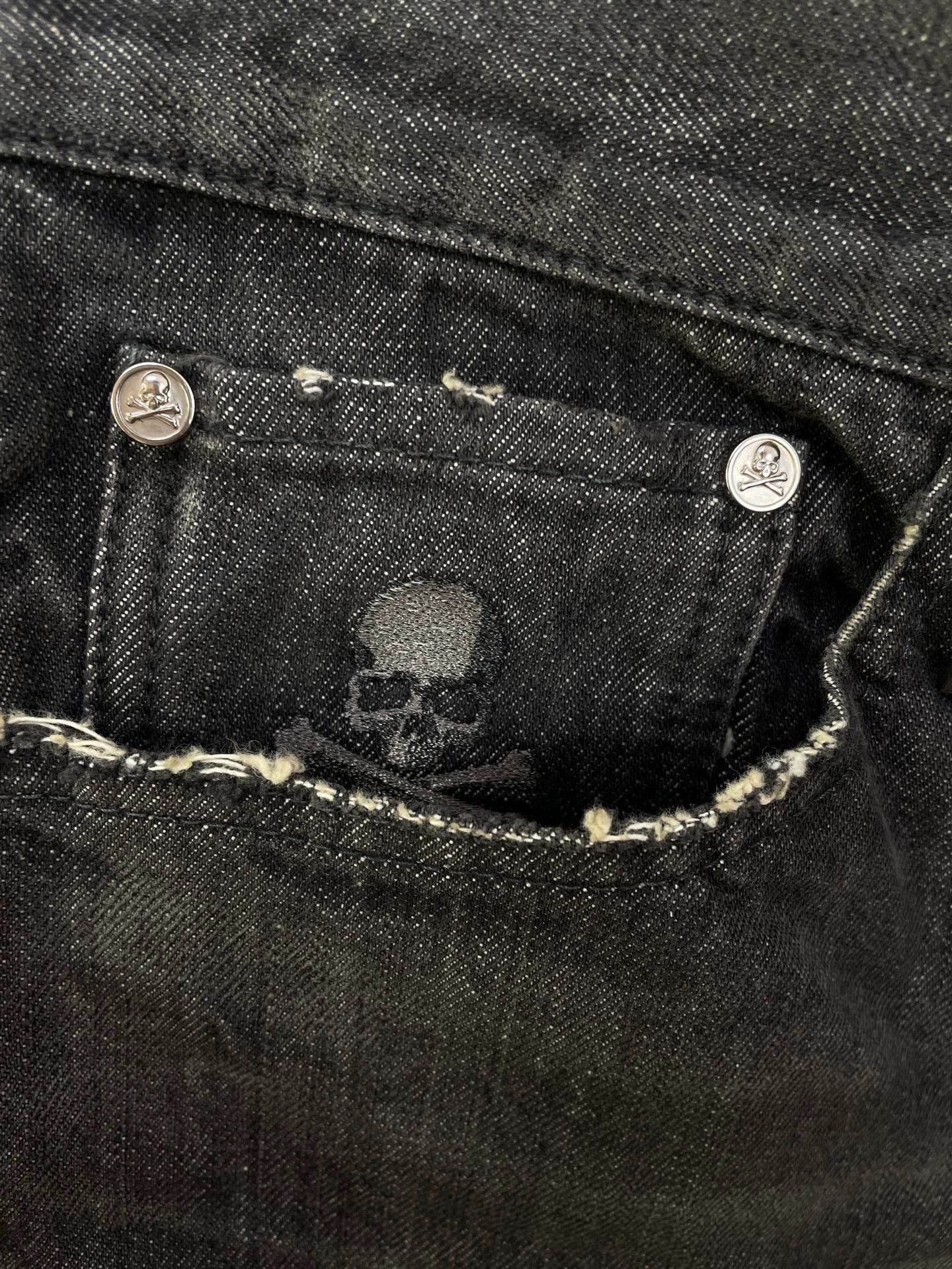 Mastermind Japan mastermind japan skull straight black denim gold S Size US 28 / EU 44 - 3 Thumbnail