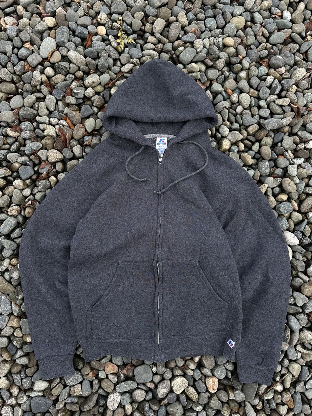 Russell Athletic 2000s Russell Zip up Hoodie Size US M / EU 48-50 / 2 - 1 Thumbnail
