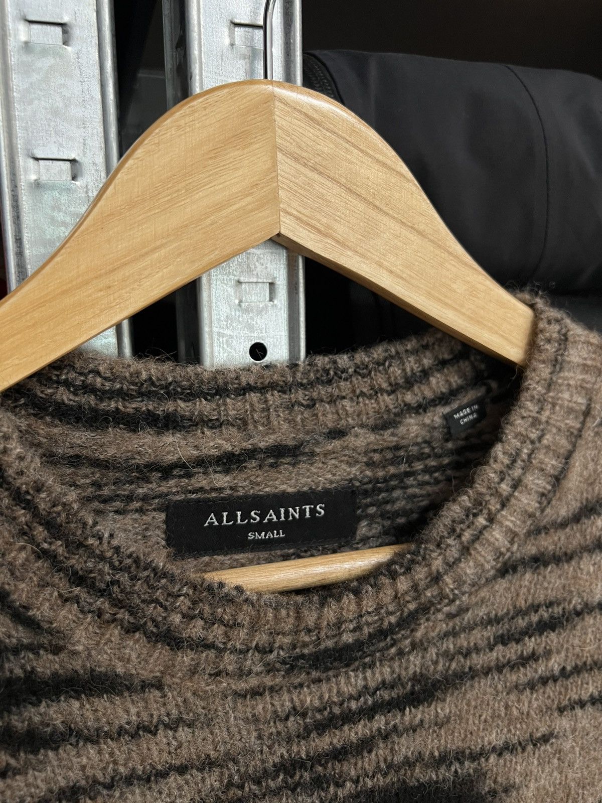 Allsaints Allsaints Tora Crew Tiger Stripe Sweater S Sweatshirt Size US S / EU 44-46 / 1 - 5 Thumbnail
