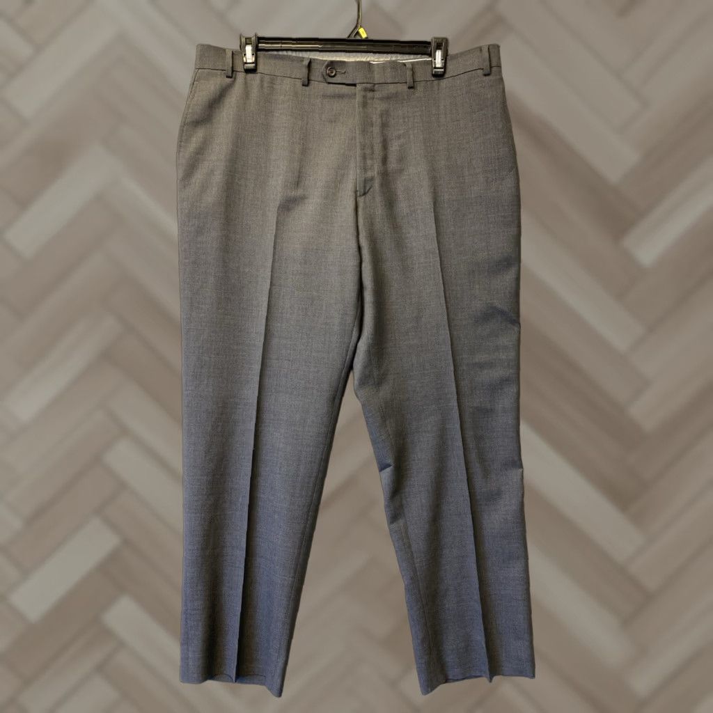 Ralph Lauren VINTAGE Lauren Ralph Lauren Dress Pants Slim Fit 40x30 Dark Gray Wool Mens Size US 40 / EU 56 - 1 Thumbnail