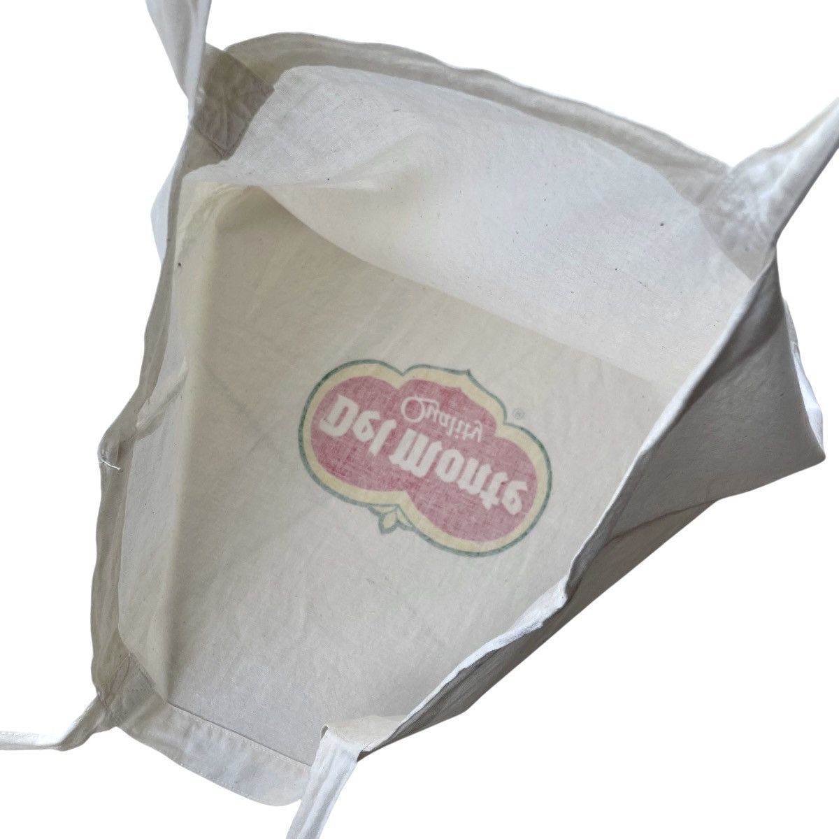 Vintage Del Monte Food USA Logo Promo Canvas Tote Bag Size ONE SIZE - 5 Thumbnail