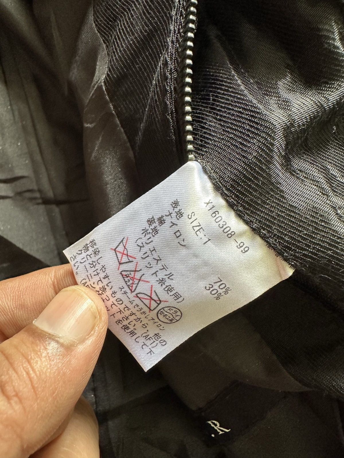 Yohji Yamamoto 00s A.A.R by Yohji Yamamoto biker zipper jacket Size US M / EU 48-50 / 2 - 14 Thumbnail