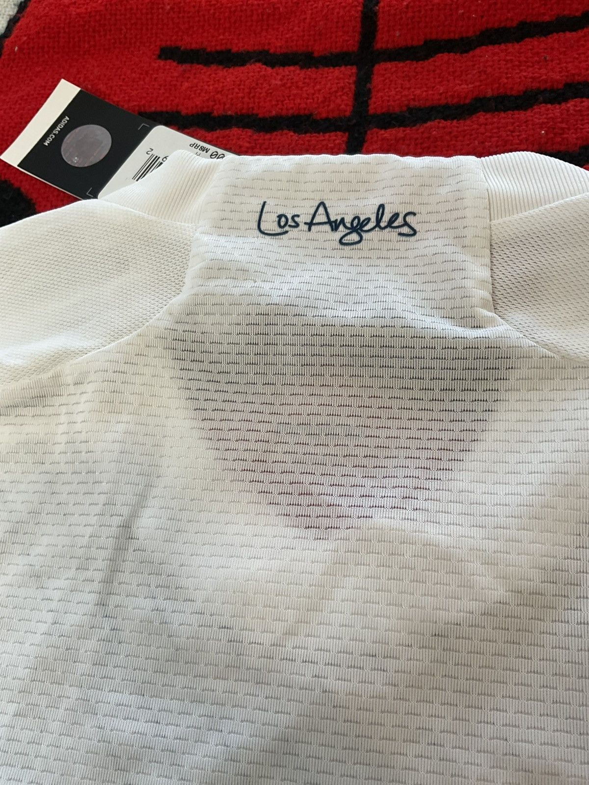 Adidas MLS Los Angeles galaxy jersey nwt medium Size US M / EU 48-50 / 2 - 7 Thumbnail