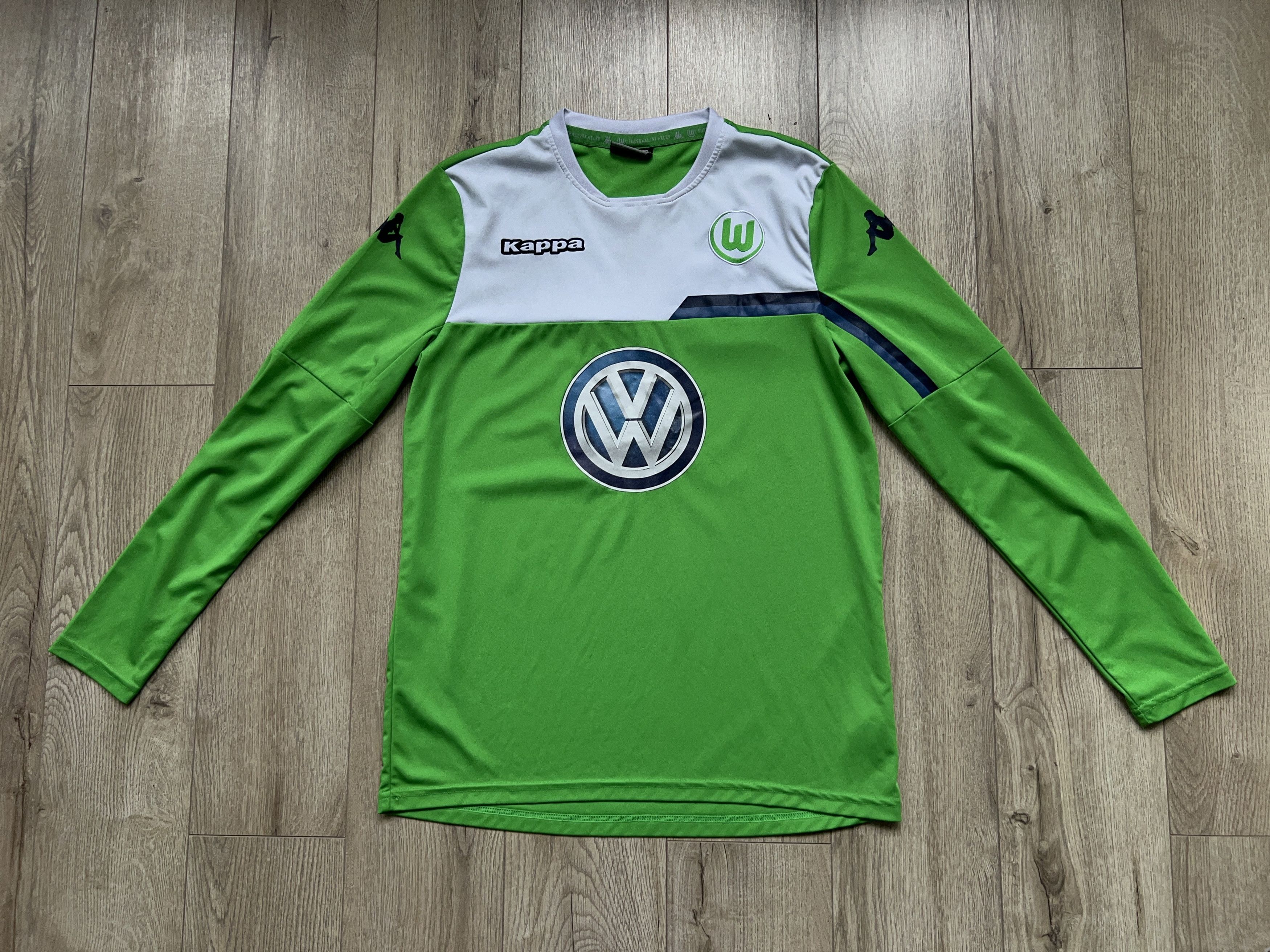 Kappa Kappa Vfl Wolfsburg Long Sleeve 2015 2016 Jersey Shirt Size US M / EU 48-50 / 2 - 1 Thumbnail
