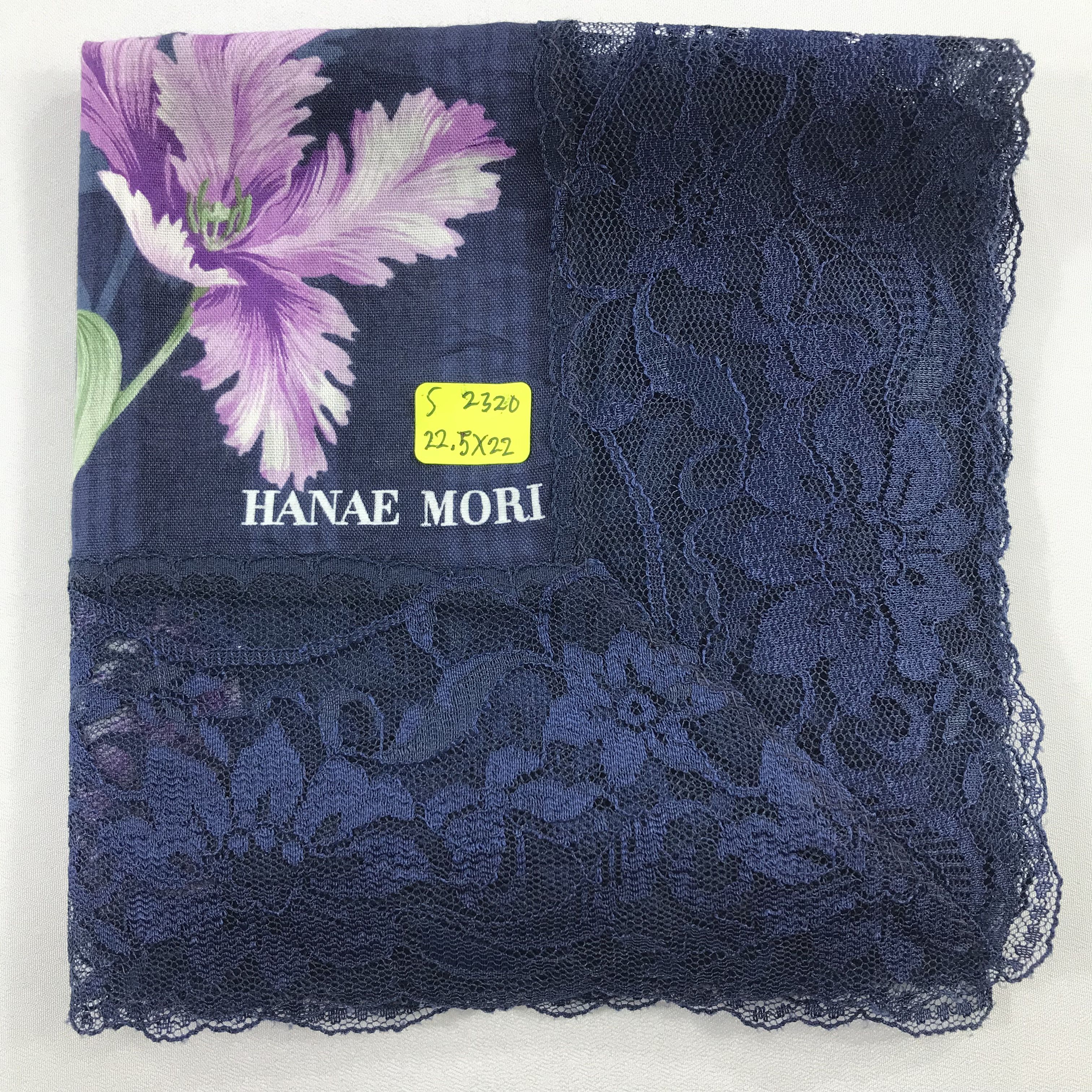 Hanae Mori × Vintage Hanae Mori Bandana / Handkerchief / Neckerchief - S2320 Size ONE SIZE - 5 Thumbnail
