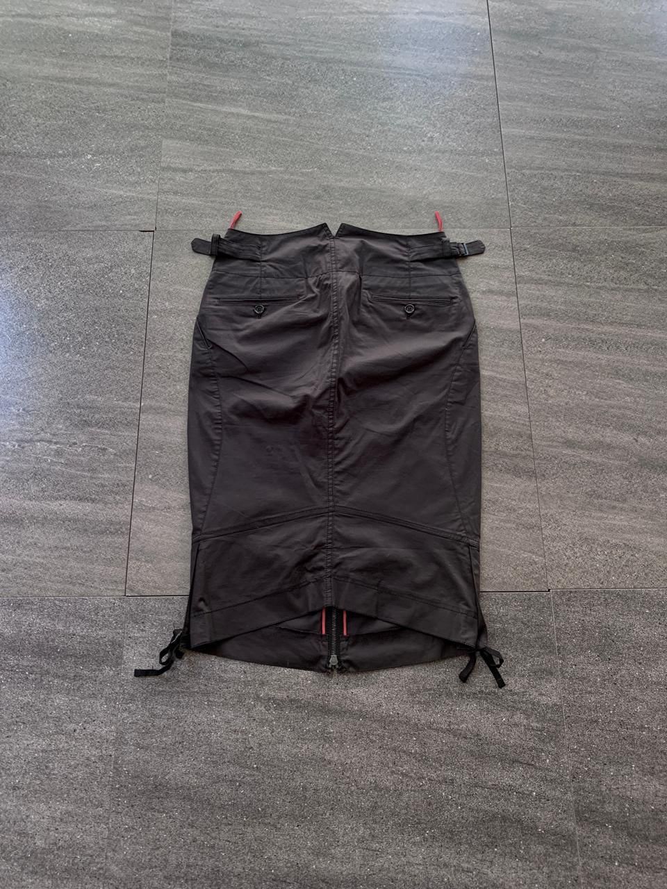 Prada FREE TAX! 2000s Technical Slim Skirts Size 28" / US 6 / IT 42 - 4 Thumbnail