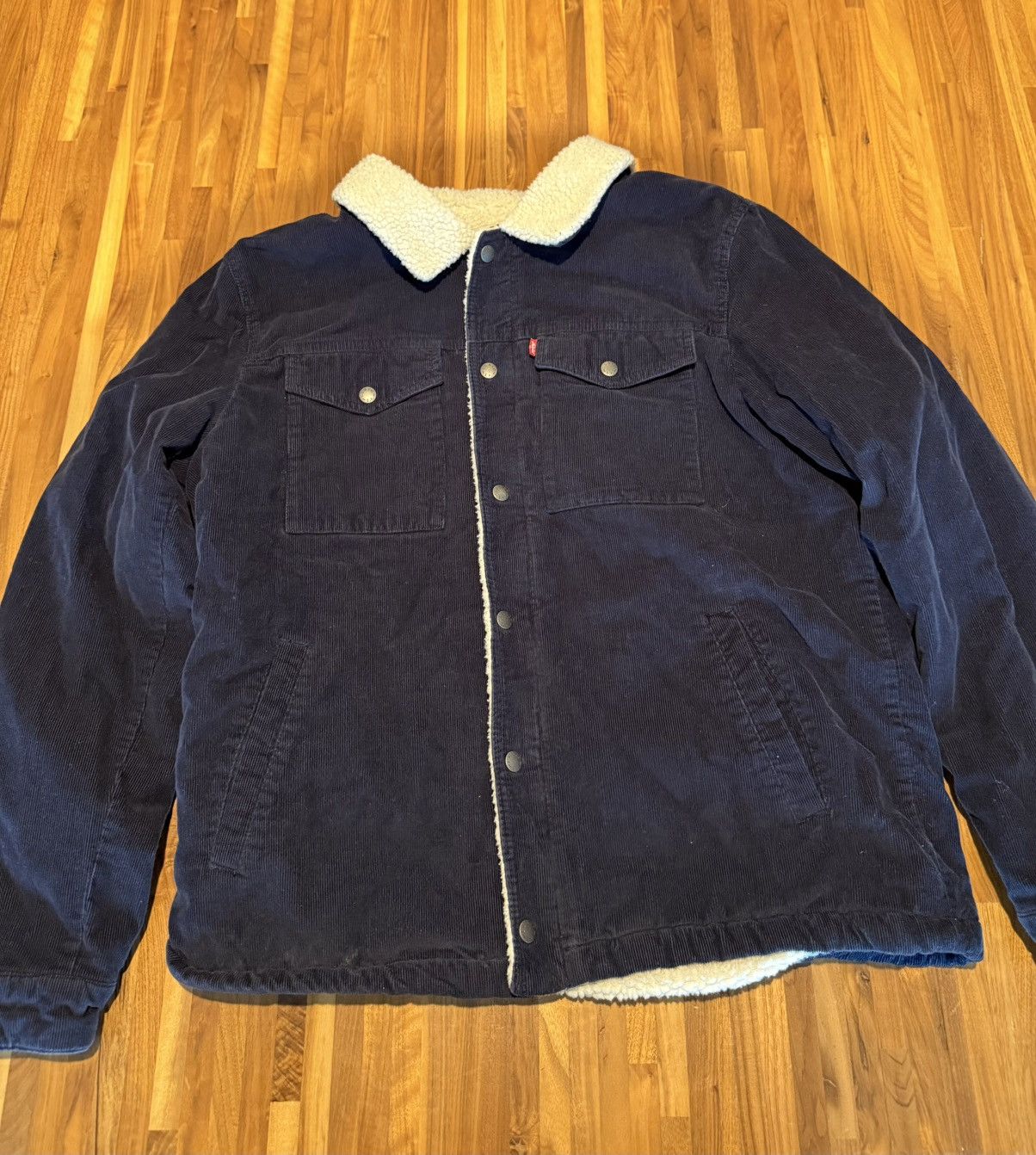 Levi's Levi’s Fleece Lined Corduroy Jacket Size US L / EU 52-54 / 3 - 1 Thumbnail