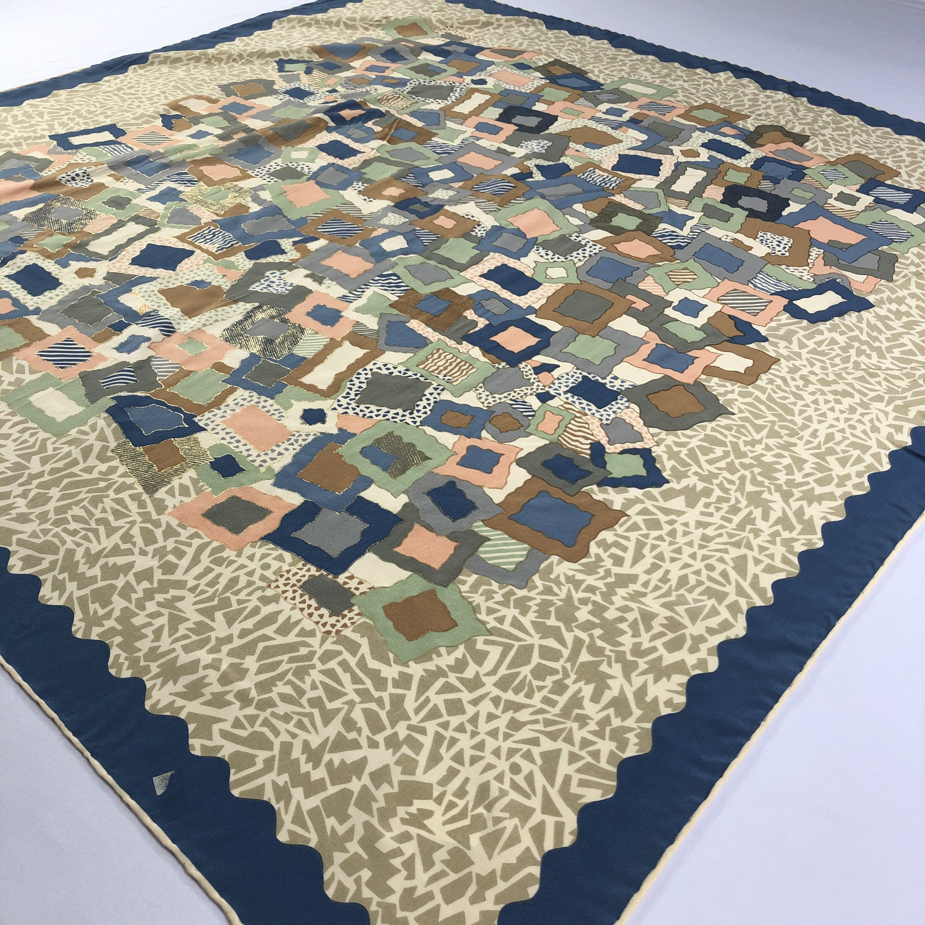 Vintage Vintage Silk Scarf Size ONE SIZE - 3 Thumbnail