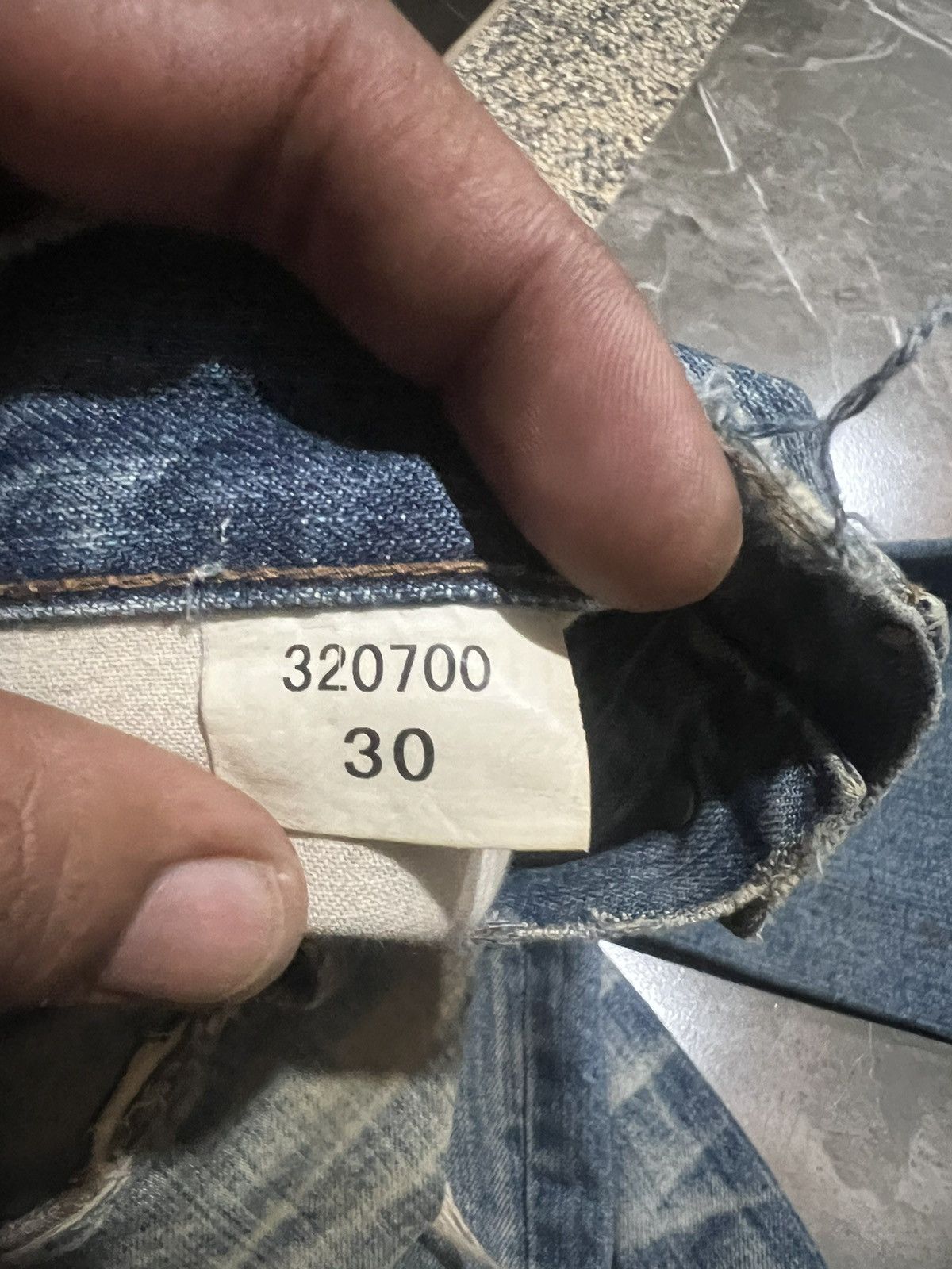 Vintage FLARED🔥UNKNOWN RIPPED DISTRESSED DENIM PANT Size US 31 - 8 Thumbnail