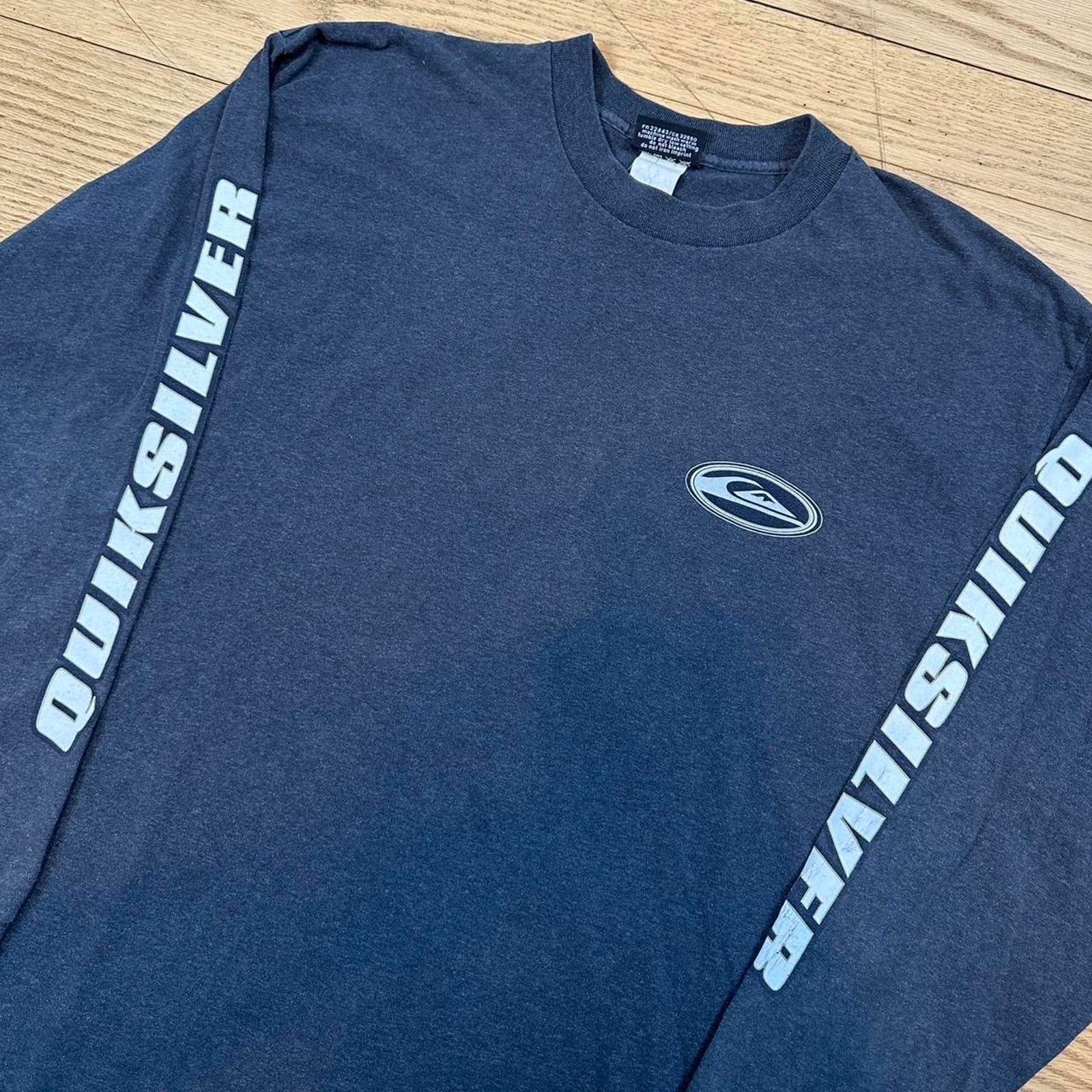 Quiksilver × Vintage Vintage Quiksilver Long Sleeve T-shirt Size US XL / EU 56 / 4 - 3 Thumbnail