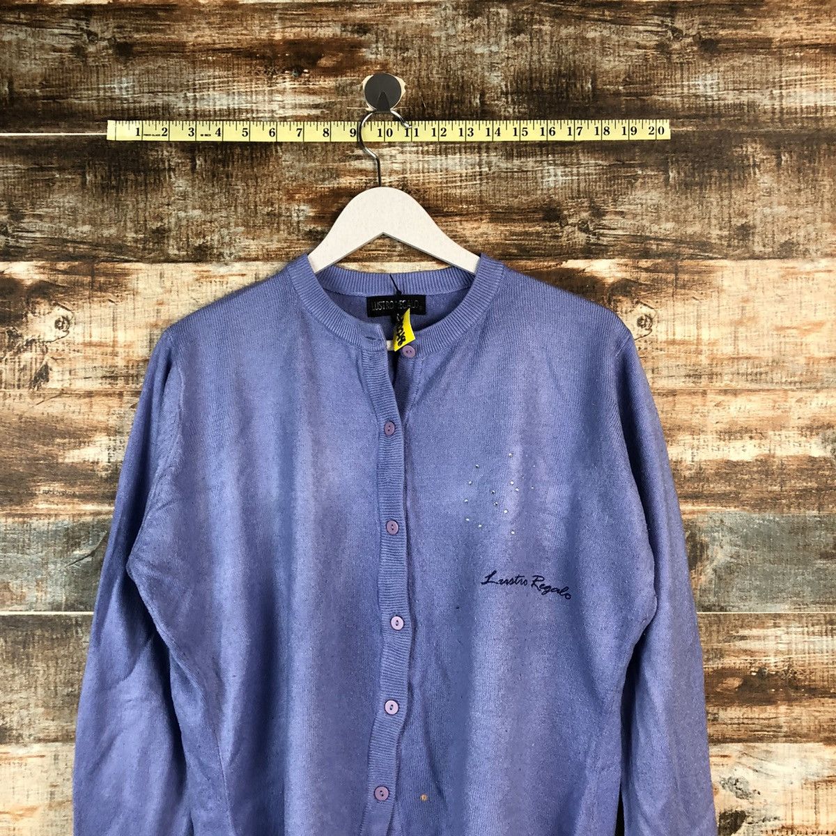 Homespun Knitwear × Japanese Brand Lustaro Regaro Purple Knitwear #A2218 Size M / US 6-8 / IT 42-44 - 2 Thumbnail