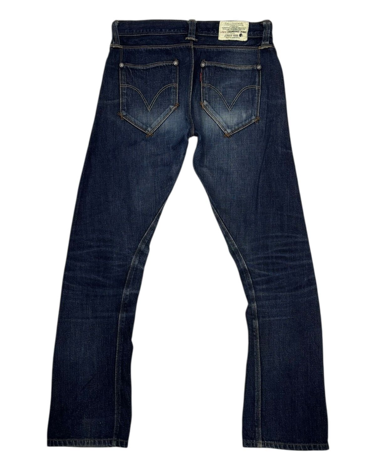 Engineered Garments × Levi's LEVIS ENGINEERED BLUE DISTRESSED DENIM JEANS Size 29" - 8 Thumbnail