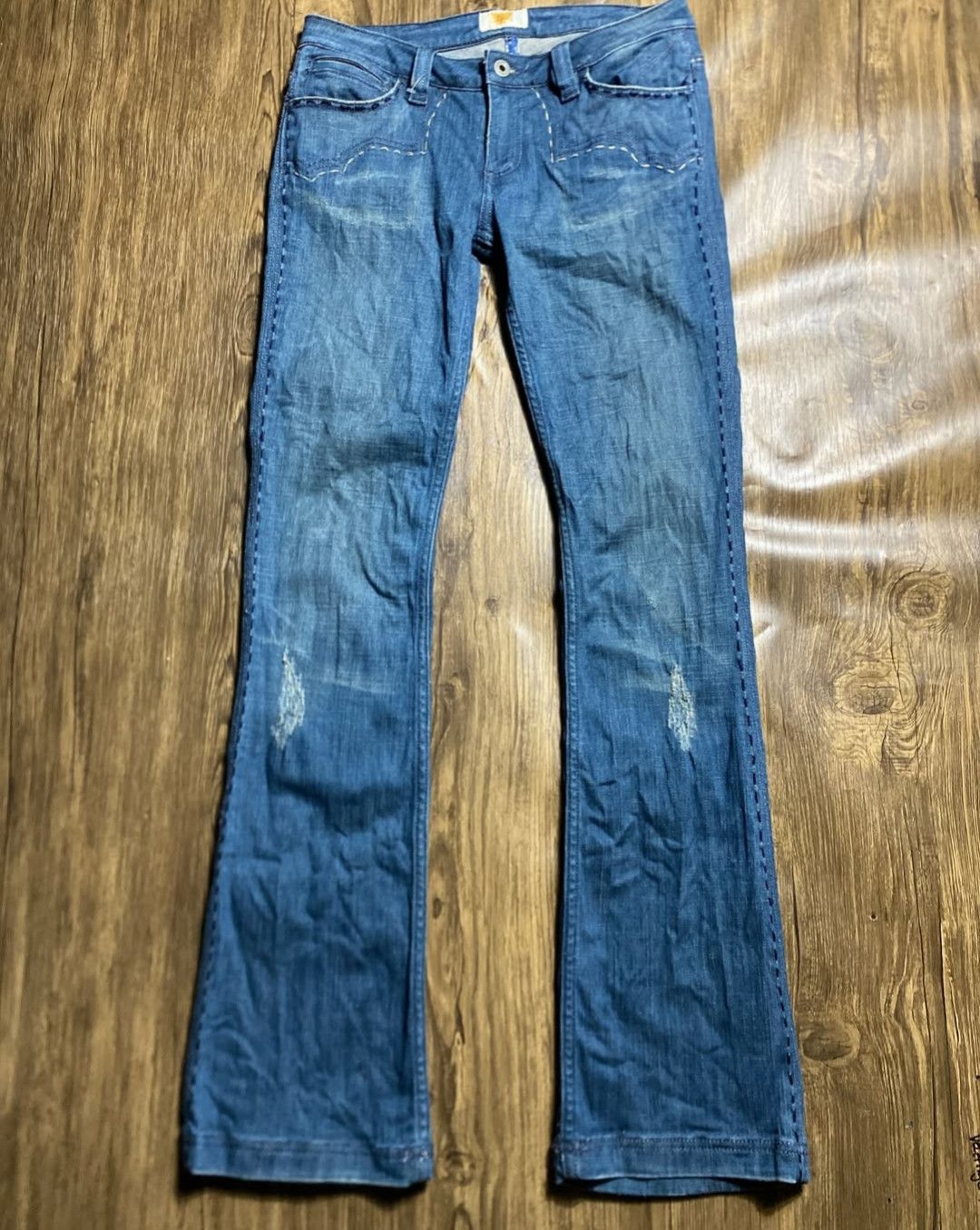 If Six Was Nine × Japanese Brand × Le Grande Bleu (L.G.B.) 💥flare💥Antik Denim bootcut Size US 28 / EU 44 - 3 Thumbnail