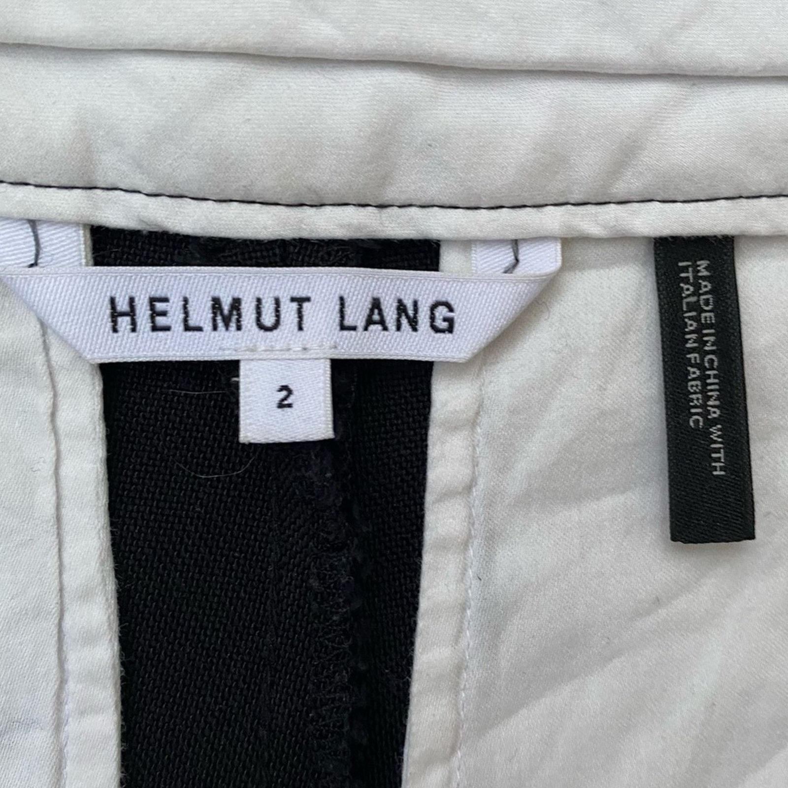 Helmut Lang Helmut Lang $495 Womens Black Trouser Pant w Plaid Cuff 2 Size 26" / US 2 / IT 38 - 6 Thumbnail