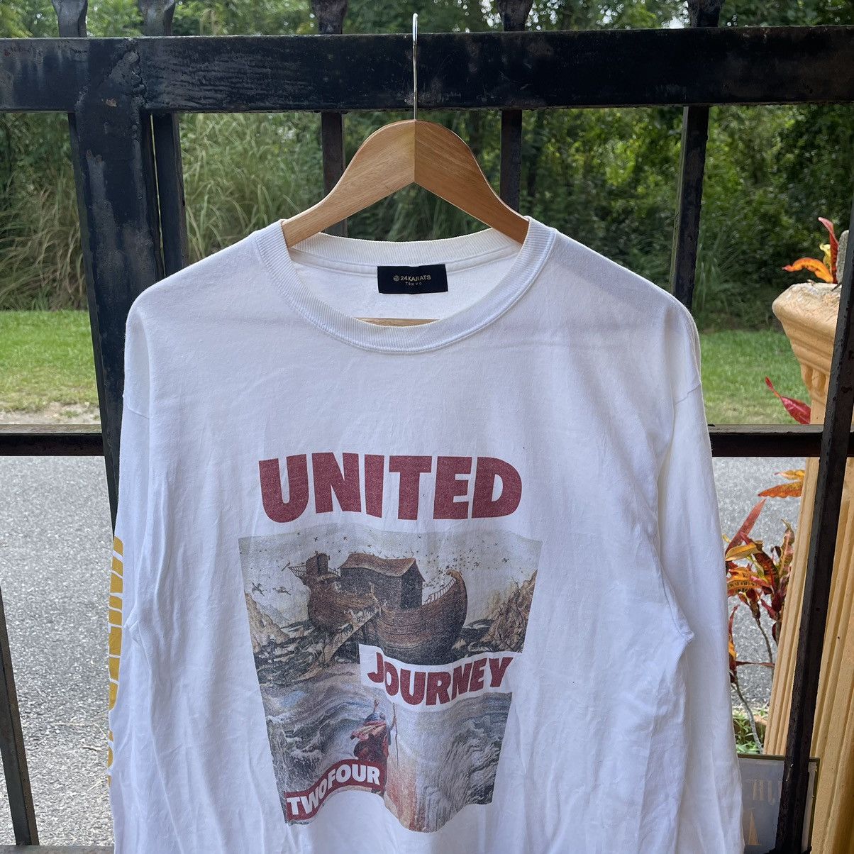 Japanese Brand × Vintage 🔥🔥🇯🇵24 Karats United Journey Kingdom Sea Longsleeves Tee Size US L / EU 52-54 / 3 - 2 Thumbnail
