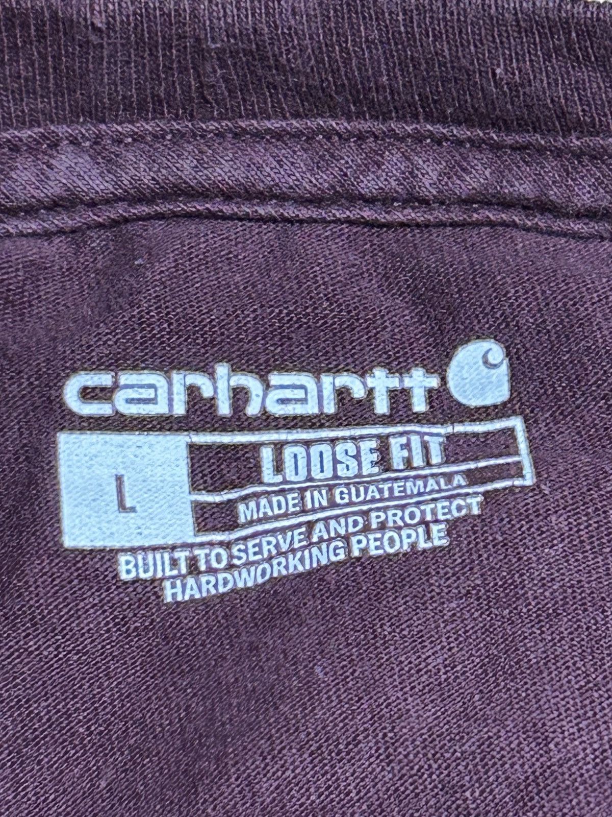 Carhartt T-shirt Carhartt K87-M violet prune taille L Size US L / EU 52-54 / 3 - 4 Thumbnail